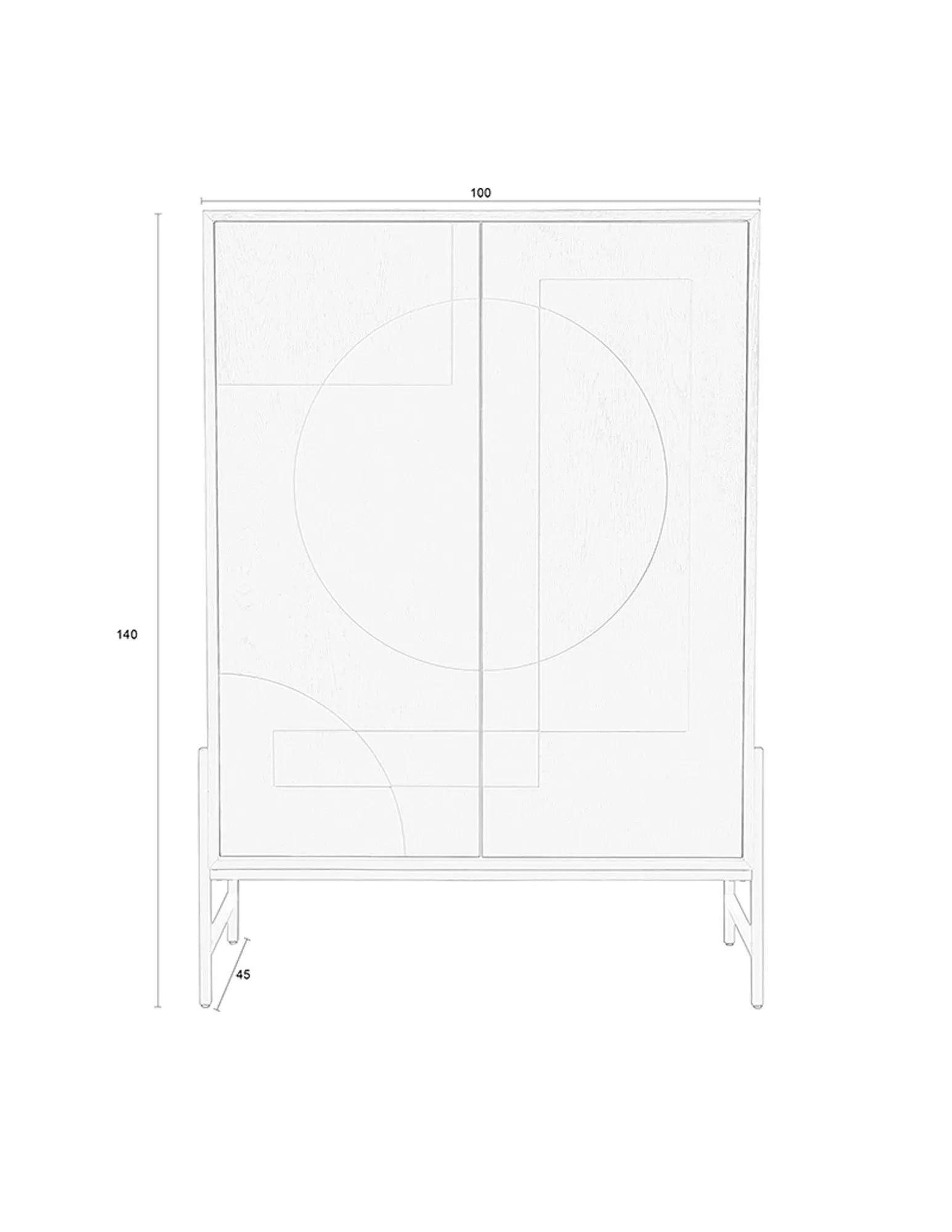 Cabinet Faces in  präsentiert im Onlineshop von KAQTU Design AG. Cabinet ist von Zuiver