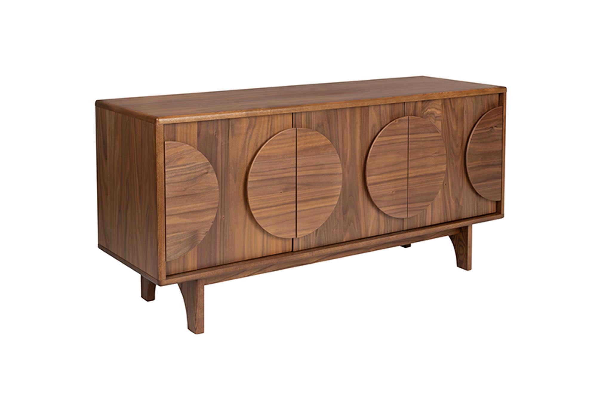 Sideboard Groove 3 Doors in Natural Oak präsentiert im Onlineshop von KAQTU Design AG. Sideboard ist von Zuiver