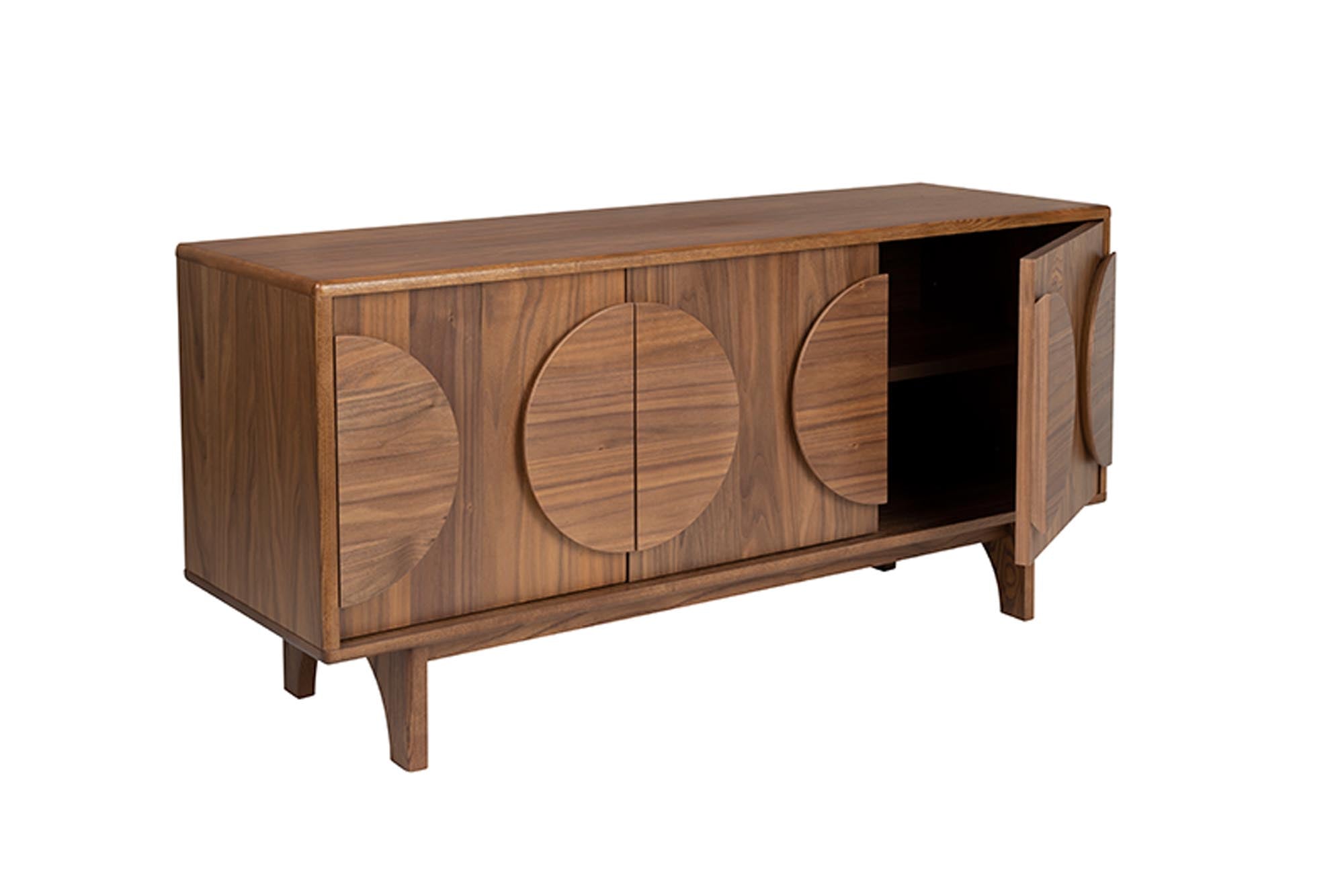 Sideboard Groove 3 Doors in Natural Oak präsentiert im Onlineshop von KAQTU Design AG. Sideboard ist von Zuiver