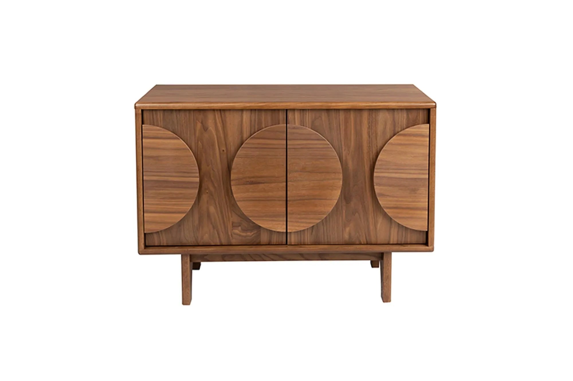 Sideboard Groove 2 Doors in Walnut präsentiert im Onlineshop von KAQTU Design AG. Sideboard ist von Zuiver