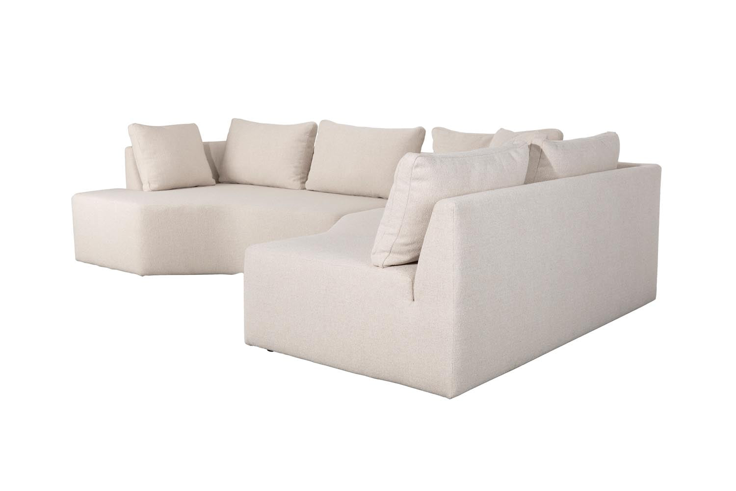 Prosper Sofa Right in Sand präsentiert im Onlineshop von KAQTU Design AG. 3er Sofa ist von Zuiver