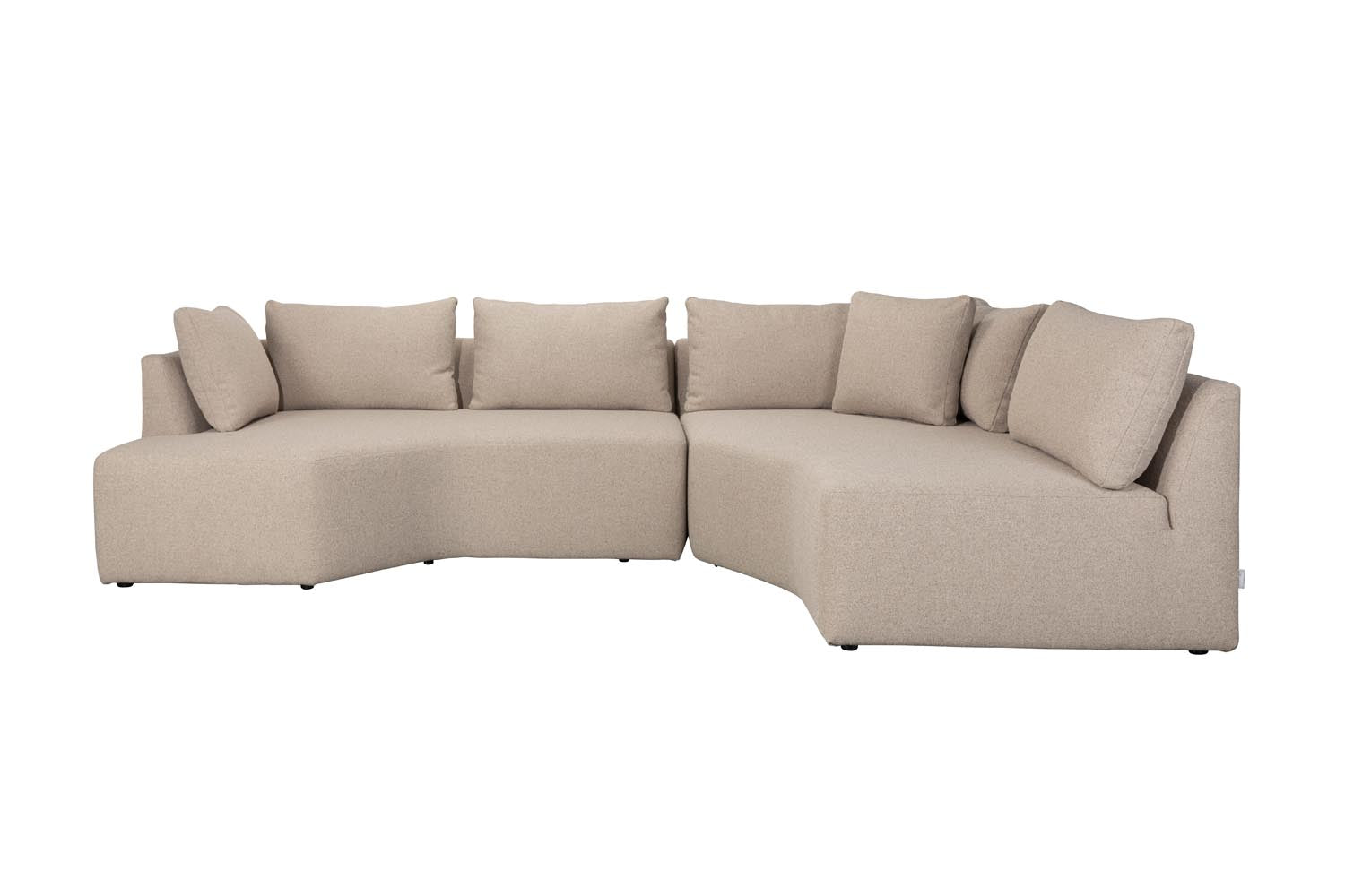 Prosper Sofa Right in Cappucino präsentiert im Onlineshop von KAQTU Design AG. 3er Sofa ist von Zuiver