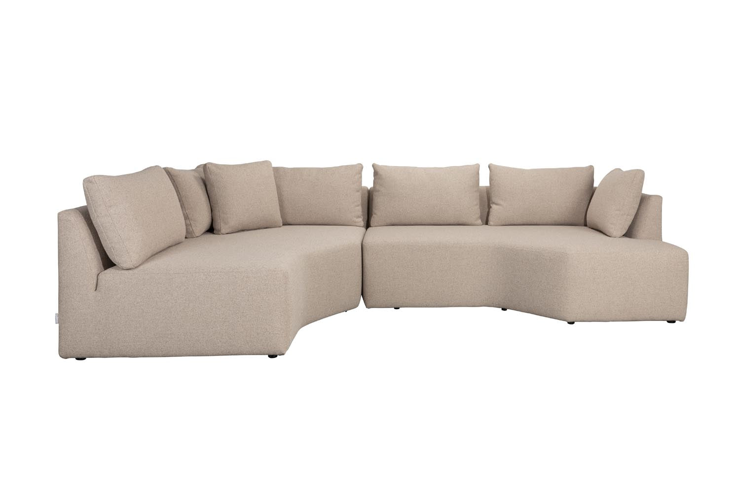 Prosper Sofa Left in Cappucino präsentiert im Onlineshop von KAQTU Design AG. 3er Sofa ist von Zuiver