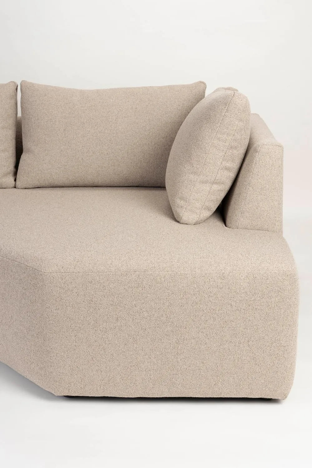 Prosper Sofa Left in Cappucino präsentiert im Onlineshop von KAQTU Design AG. 3er Sofa ist von Zuiver