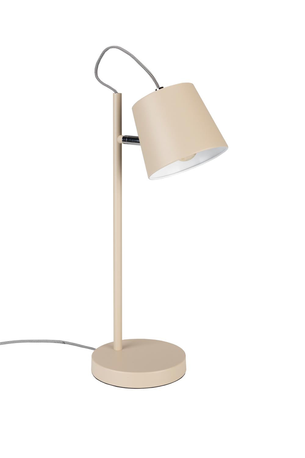 Tischlampe mit Schnallenkopf in Beige präsentiert im Onlineshop von KAQTU Design AG. Tischleuchte ist von Zuiver