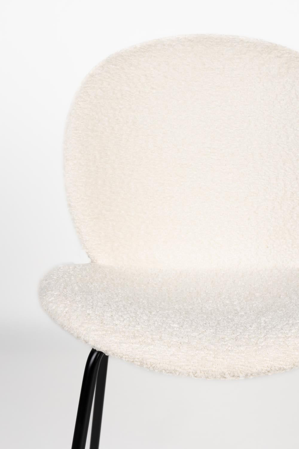 Bonnet Chair in Beige präsentiert im Onlineshop von KAQTU Design AG. Stuhl ist von Zuiver