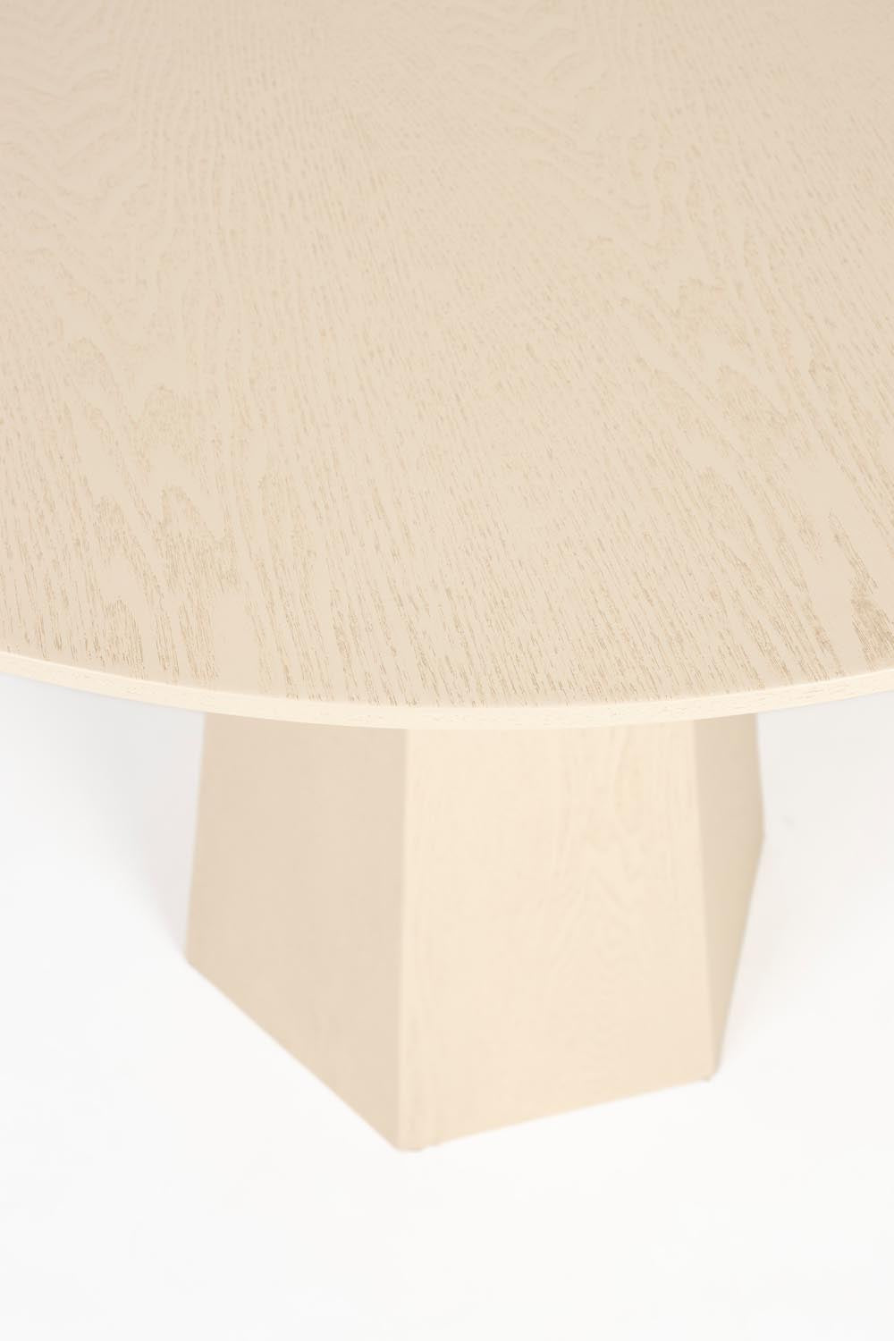 Pilar Table Naturreis in Beige präsentiert im Onlineshop von KAQTU Design AG. Esstisch ist von Zuiver