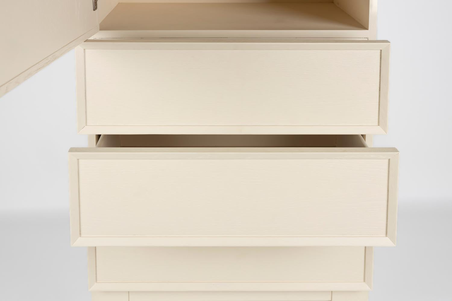 June Schrank 1 Tür - 3 Schubladen in Brown präsentiert im Onlineshop von KAQTU Design AG. Cabinet ist von Zuiver