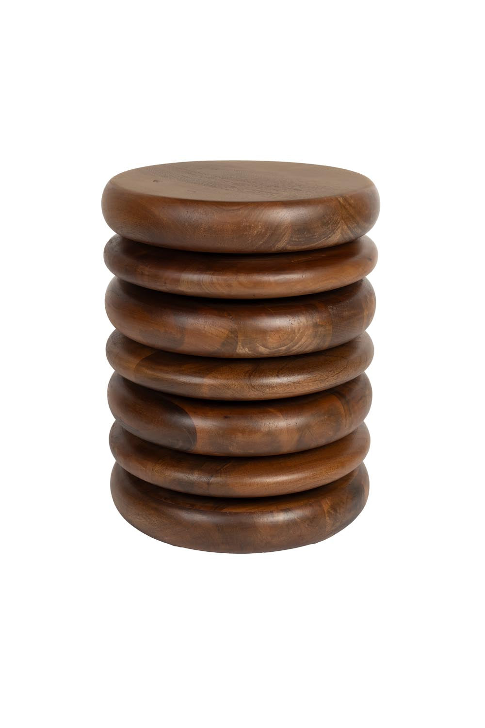 Disc Hocker in Brown präsentiert im Onlineshop von KAQTU Design AG. Hocker ist von Zuiver