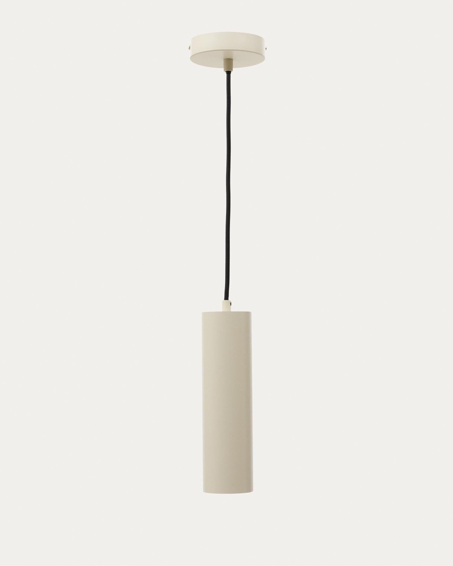 Deckenleuchte Andia aus Aluminium mit beigem Finish in Beige präsentiert im Onlineshop von KAQTU Design AG. Pendelleuchte ist von Kave Home