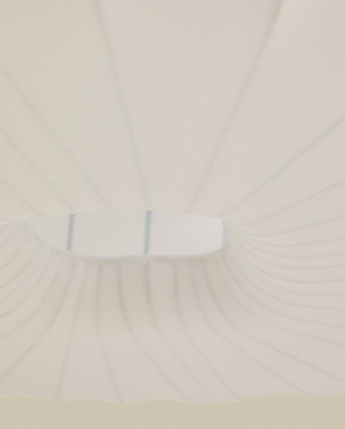Deckenleuchte Somar aus Synthetikfasern und Stahlstäben, Ø 76 cm in Weiss präsentiert im Onlineshop von KAQTU Design AG. Lampenschirm ist von Kave Home