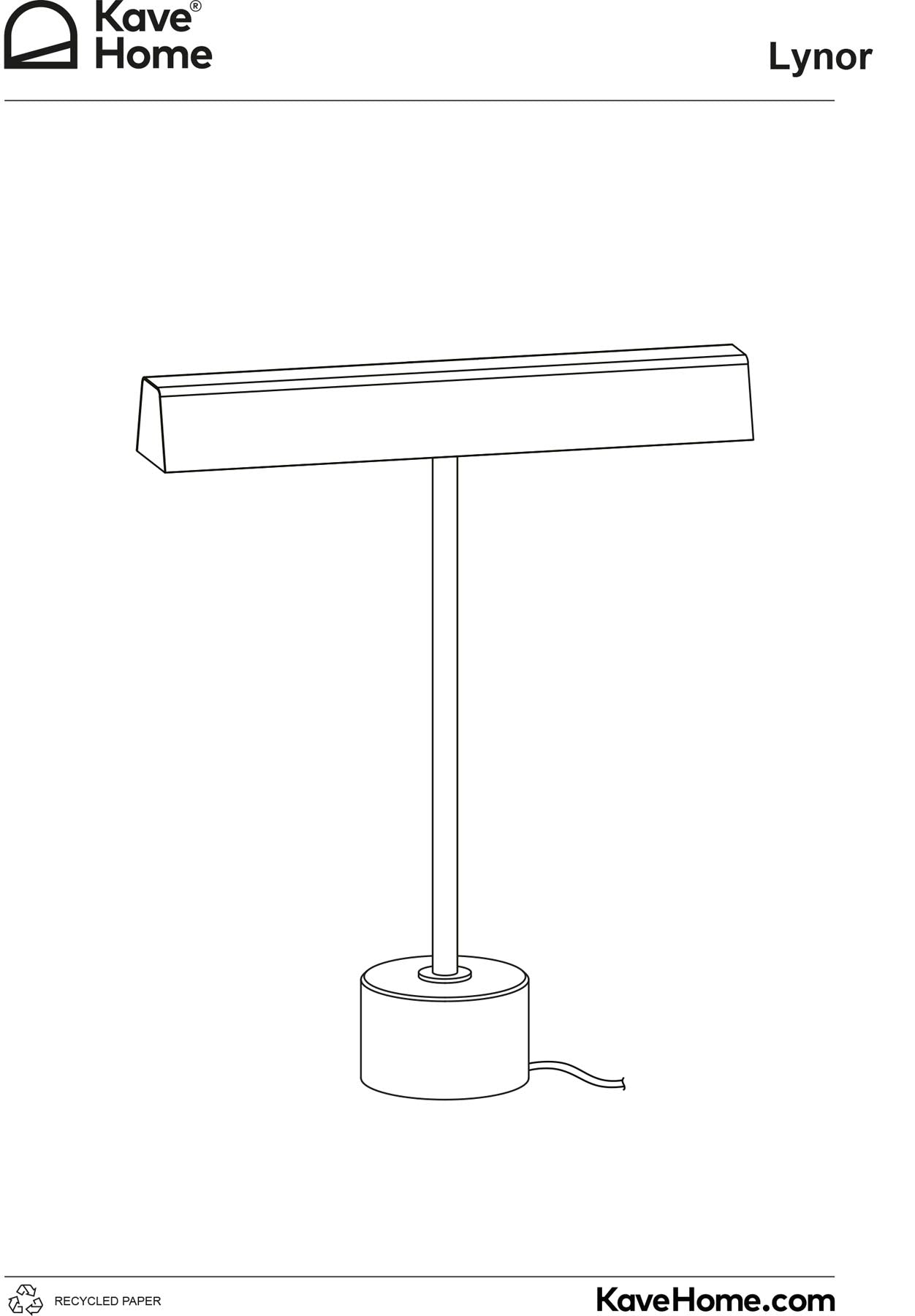 Tischlampe Lynor aus gebürstetem Metall mit weißem Marmorsockel in Silber präsentiert im Onlineshop von KAQTU Design AG. Tischleuchte ist von Kave Home