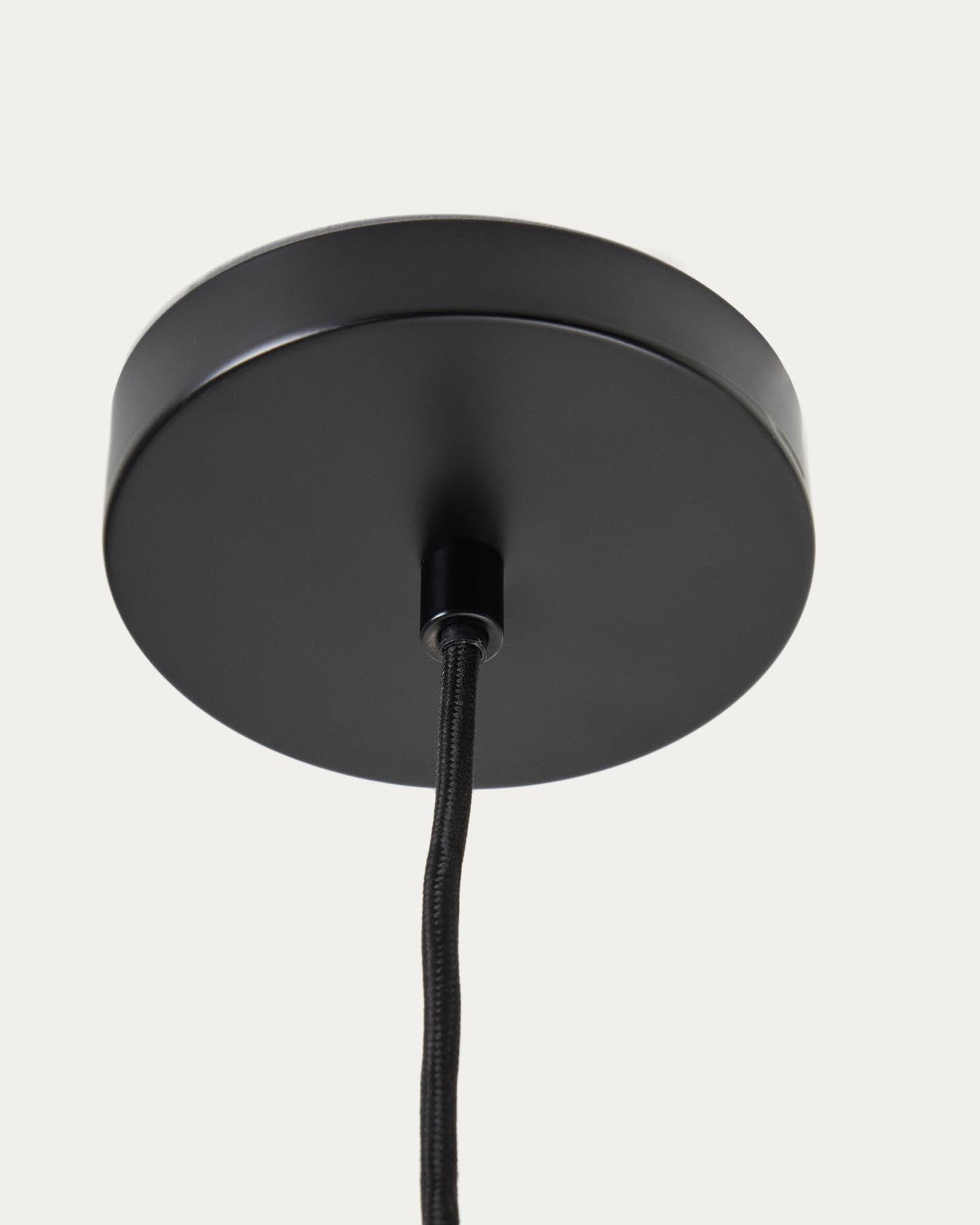 Deckenleuchte Drava aus burgunderroter Keramik in  präsentiert im Onlineshop von KAQTU Design AG. Lampenschirm ist von Kave Home