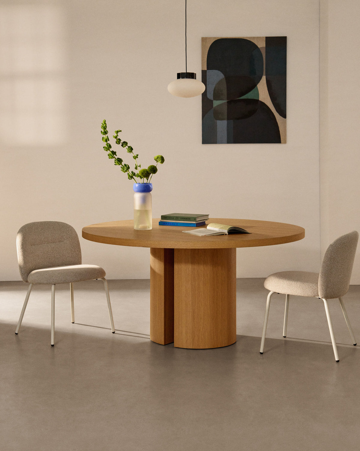 Deckenleuchte Idela aus Rauchglas und schwarzem Marmor, Ø 26 cm in Schwarz präsentiert im Onlineshop von KAQTU Design AG. Deckenleuchte ist von Kave Home