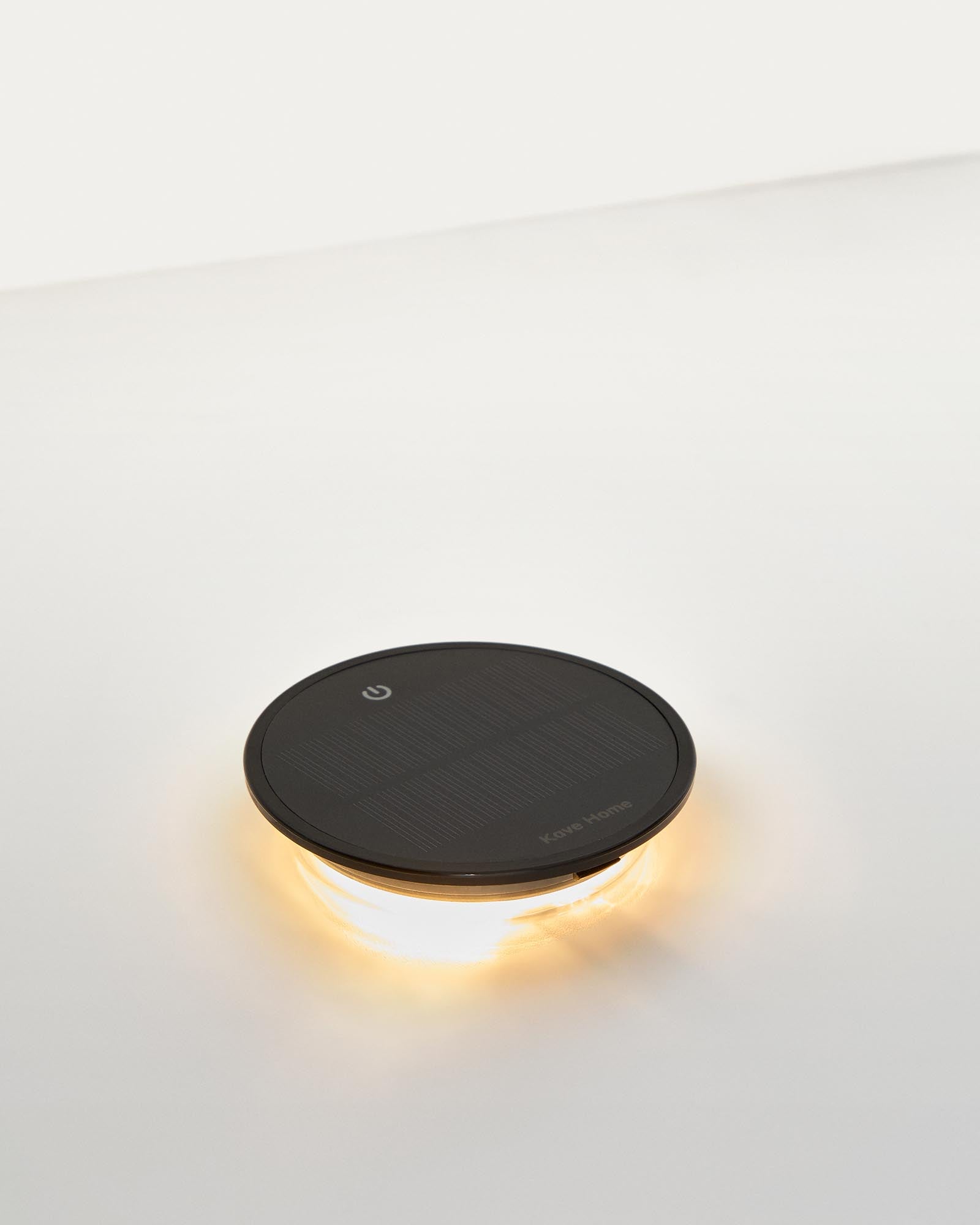 LED-Modul Sarlan für Solarlampe, Ø 10 cm, elegantes Design in Schwarz, ideal für stimmungsvolle Beleuchtung im Außenbereich.