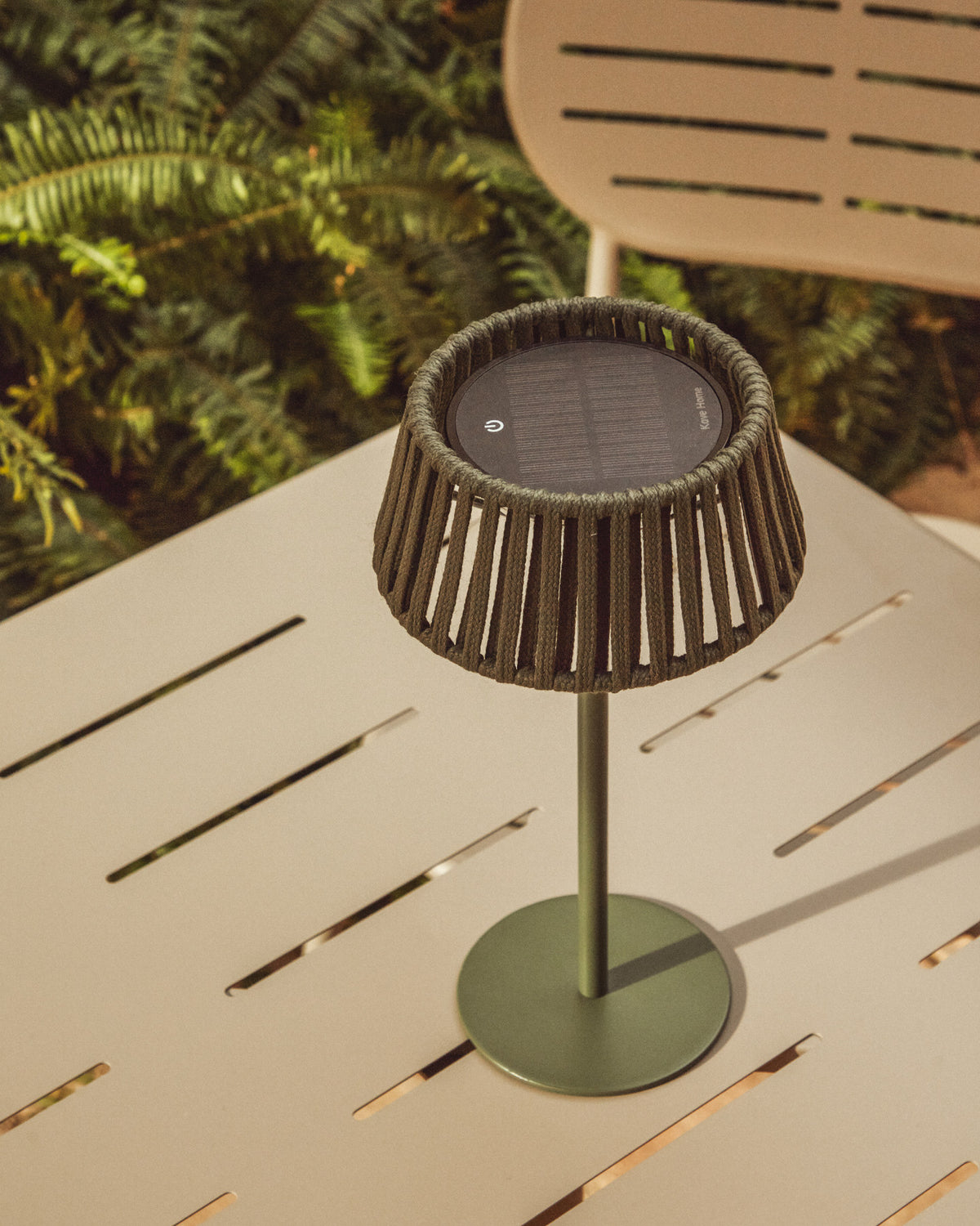 LED-Modul Sarlan für Solarlampe, Ø 10 cm in Schwarz präsentiert im Onlineshop von KAQTU Design AG. Outdoor Tischleuchte ist von Kave Home