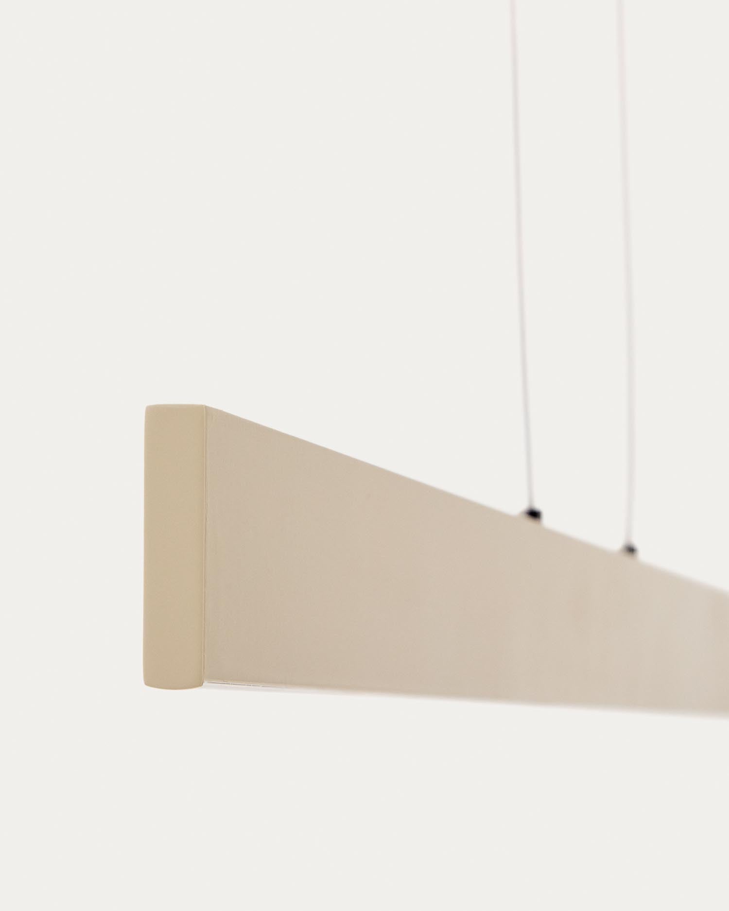 Deckenleuchte Boadella aus Aluminium mit beigem Finish in Beige präsentiert im Onlineshop von KAQTU Design AG. Pendelleuchte ist von Kave Home