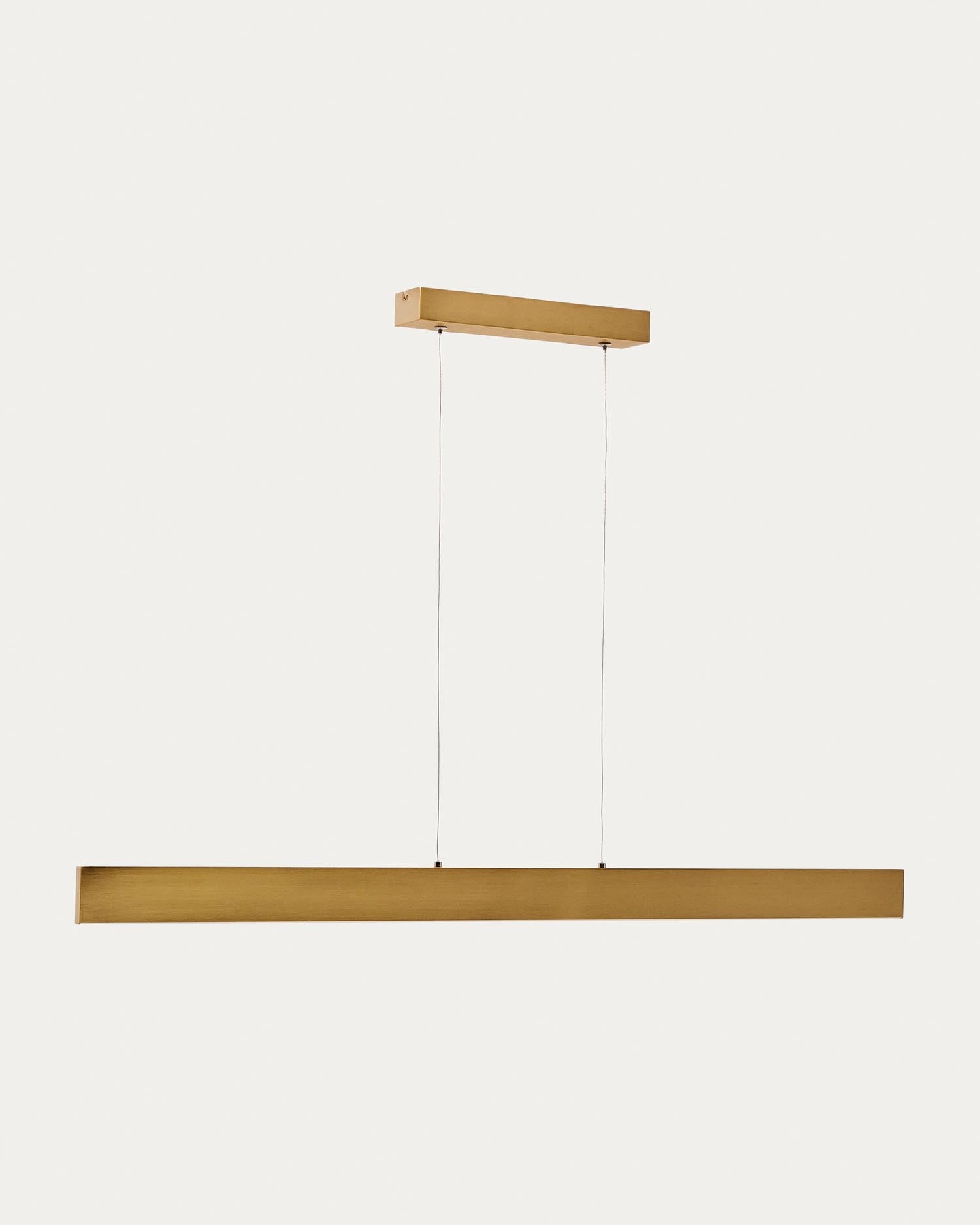Pendelleuchte Boadella aus Aluminium mit goldfarbenem Finish in Gold präsentiert im Onlineshop von KAQTU Design AG. Pendelleuchte ist von Kave Home