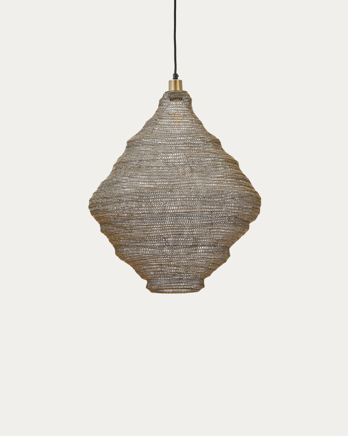 Sarraco Deckenlampe aus Metall goldfarben Ø 48,5 cm in Gold präsentiert im Onlineshop von KAQTU Design AG. Pendelleuchte ist von Kave Home