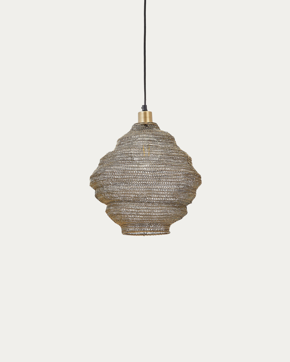 Sarraco Deckenlampe aus Metall goldfarben Ø 30 cm