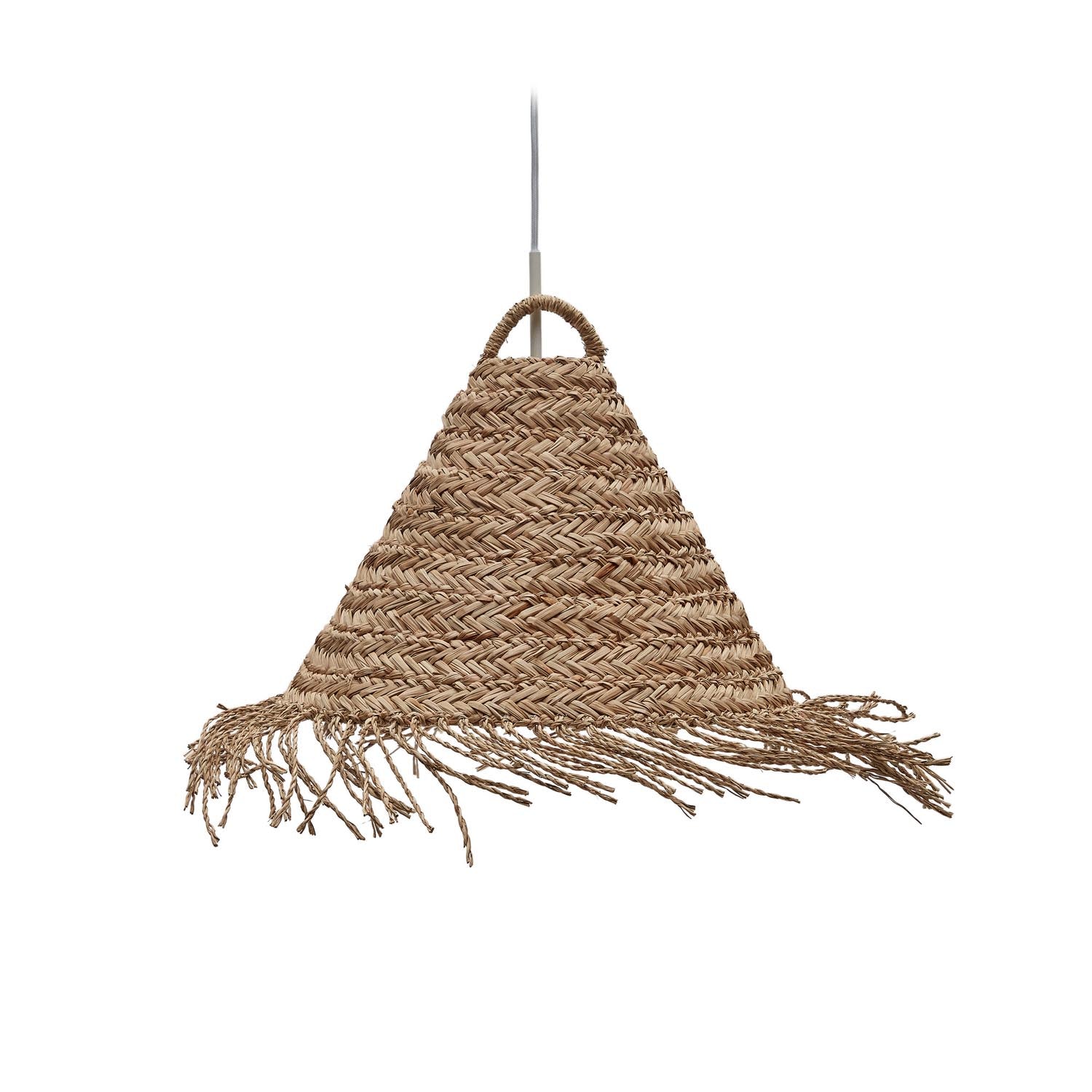 Fonteta Lampenschirm für Pendelleuchte aus Naturfasern mit natürlchem Finish Ø 40 cm in Natur präsentiert im Onlineshop von KAQTU Design AG. Lampenschirm ist von Kave Home