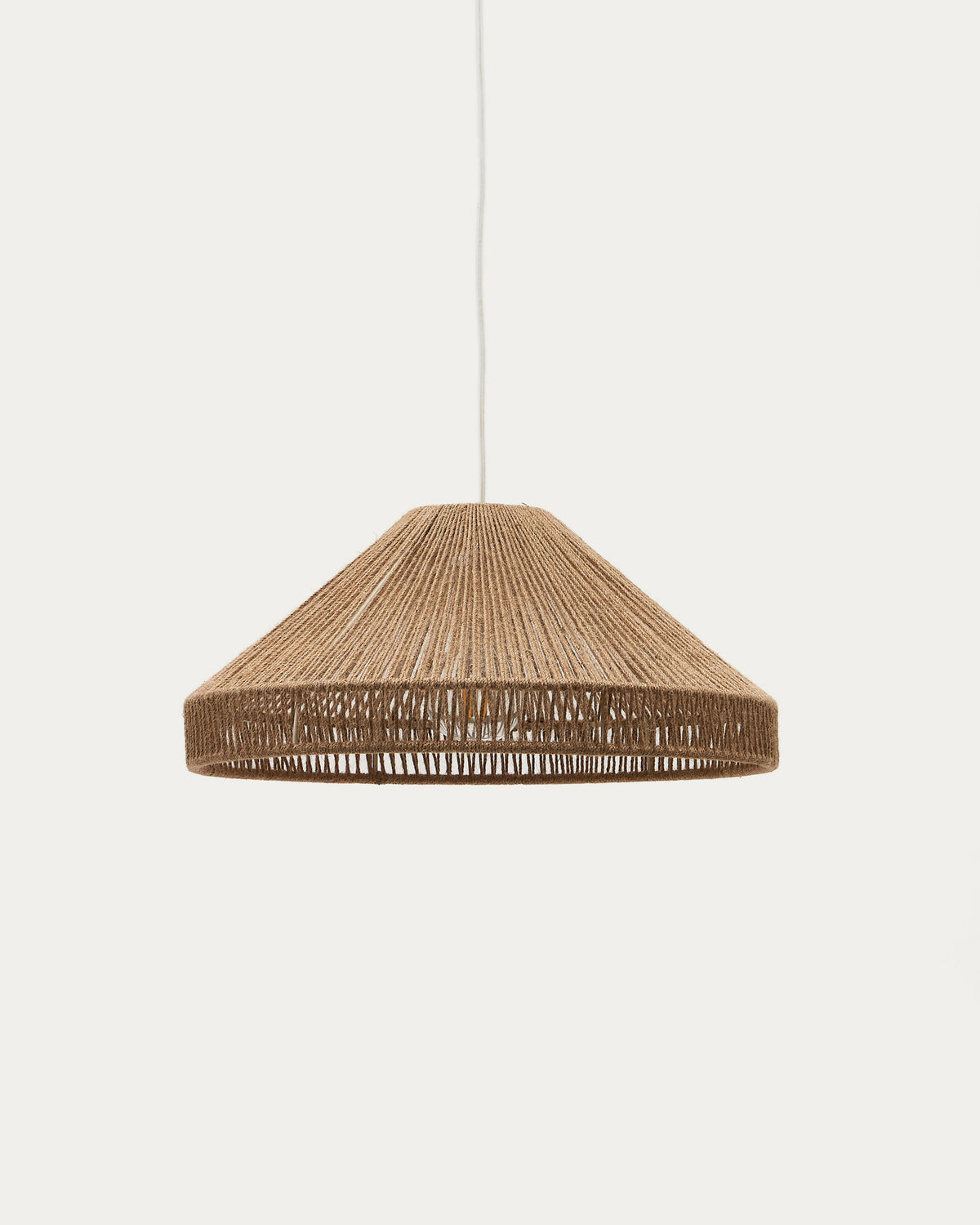 Abat-jour Pontos pour suspension en jute finition naturelle Ø 45 cm