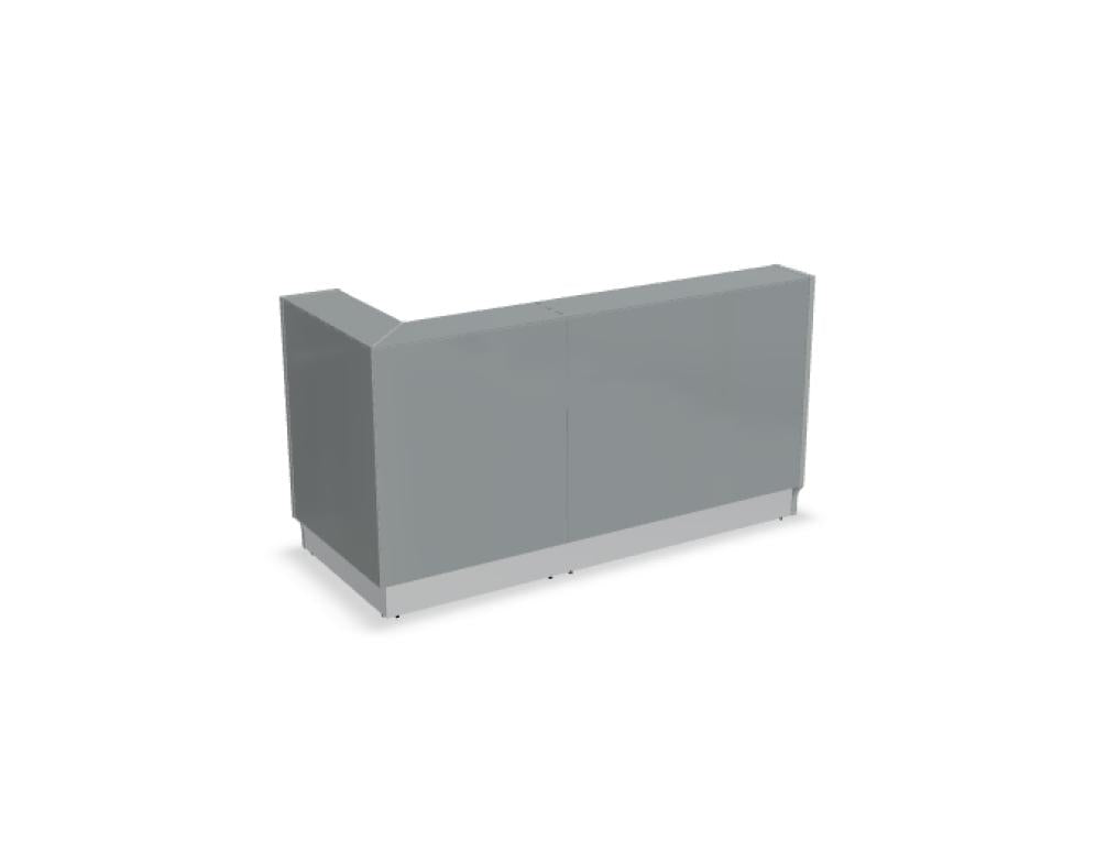 Linea LIN38L - modulare Empfangstheke in  präsentiert im Onlineshop von KAQTU Design AG. Empfangsdesk ist von Mdd