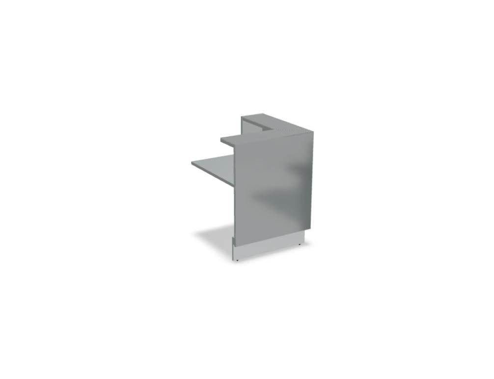 Linea LIN3L - modulare Empfangstheke in  präsentiert im Onlineshop von KAQTU Design AG. Empfangsdesk ist von Mdd