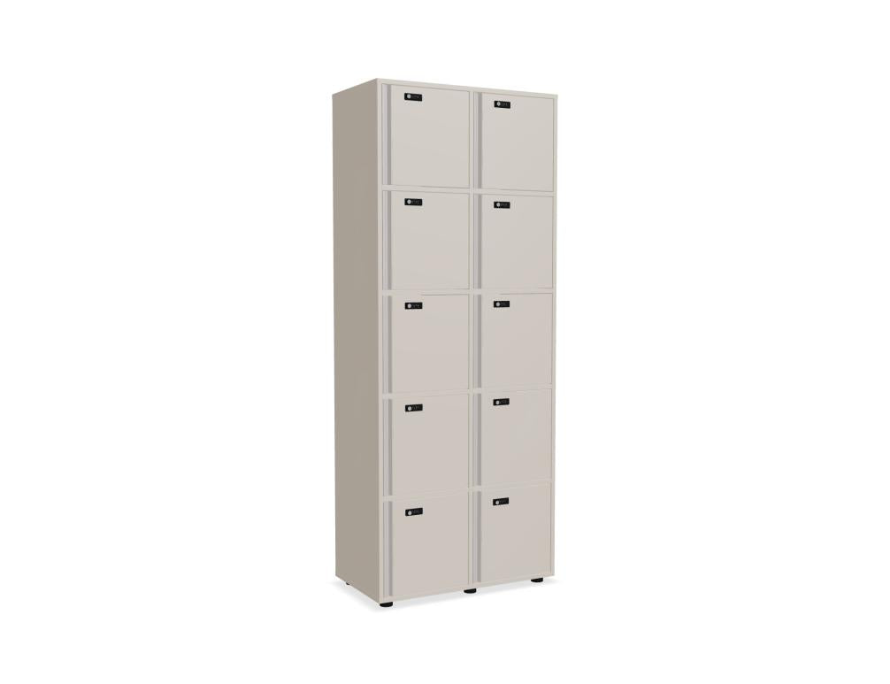 Locker Plus LKP51 - modulares aufbewahrungsystem in Rot präsentiert im Onlineshop von KAQTU Design AG. Büroschrank ist von Mdd