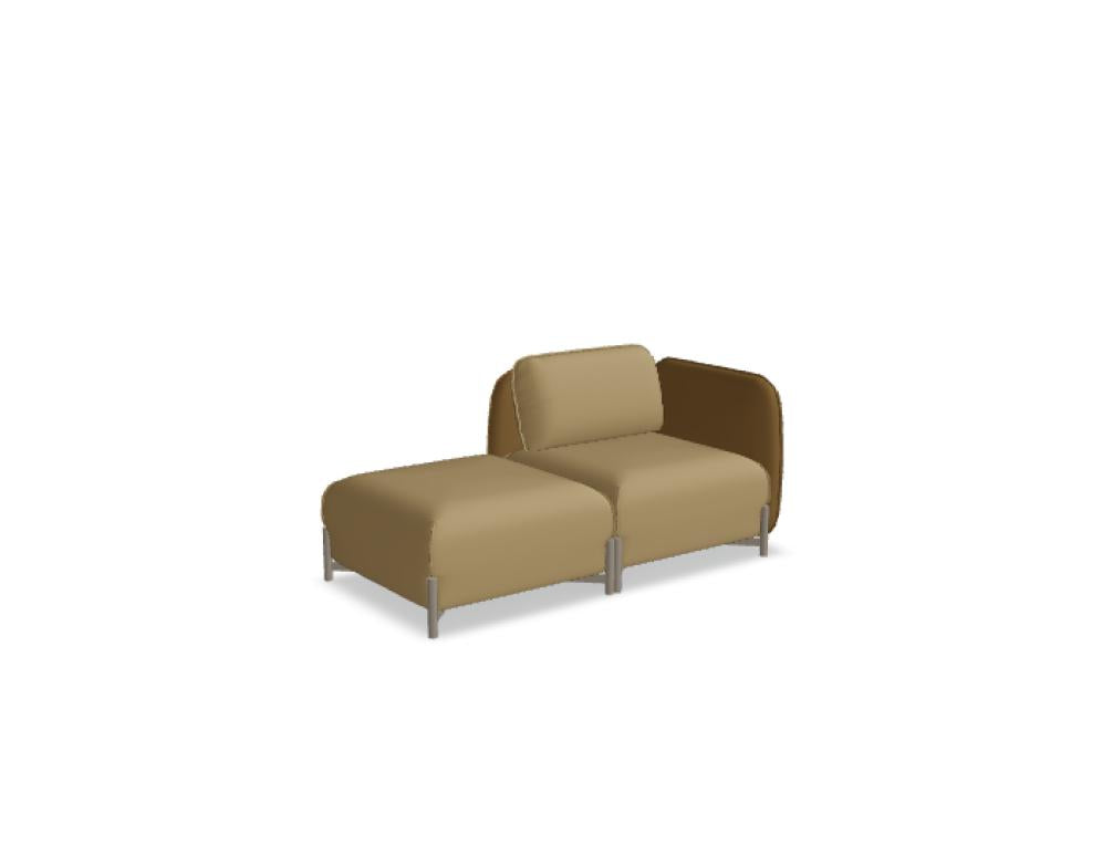 Linka LKS04L - Sofa in Sepia präsentiert im Onlineshop von KAQTU Design AG. Modulares Sofa ist von Mdd