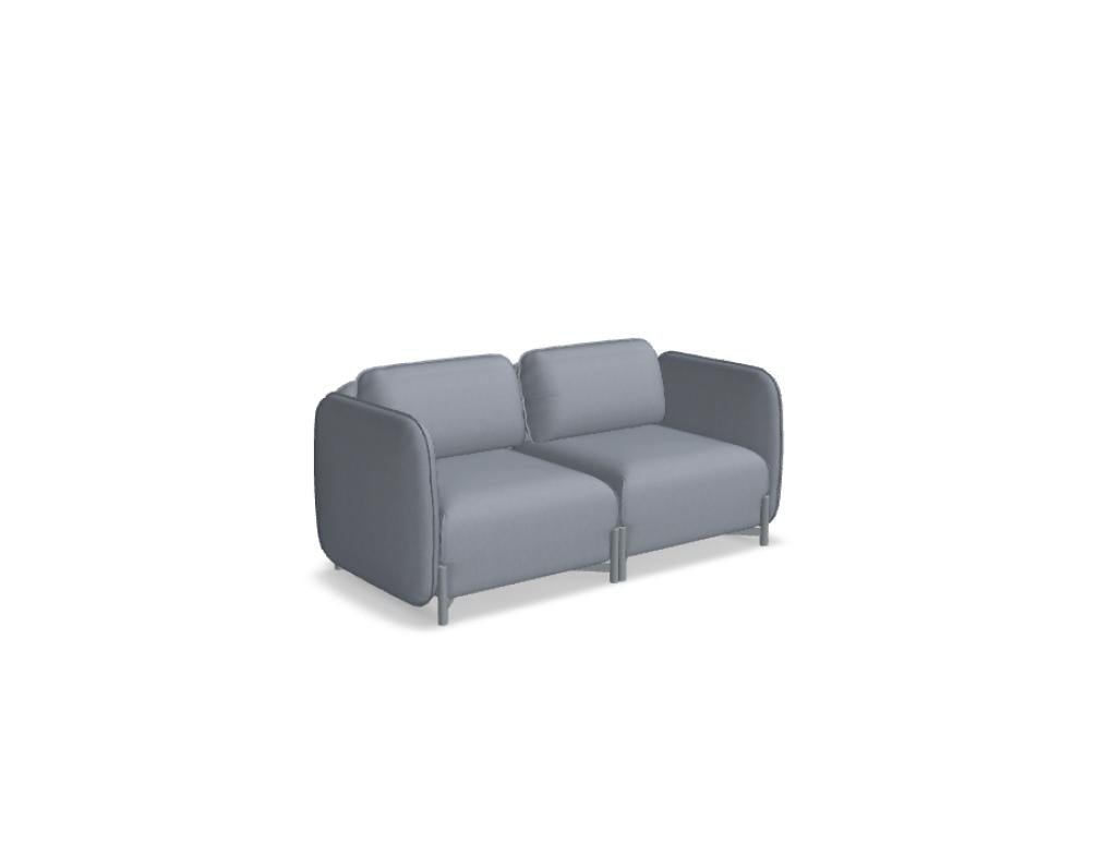 Linka LKS04 - Sofa in Sepia präsentiert im Onlineshop von KAQTU Design AG. 2er Sofa ist von Mdd