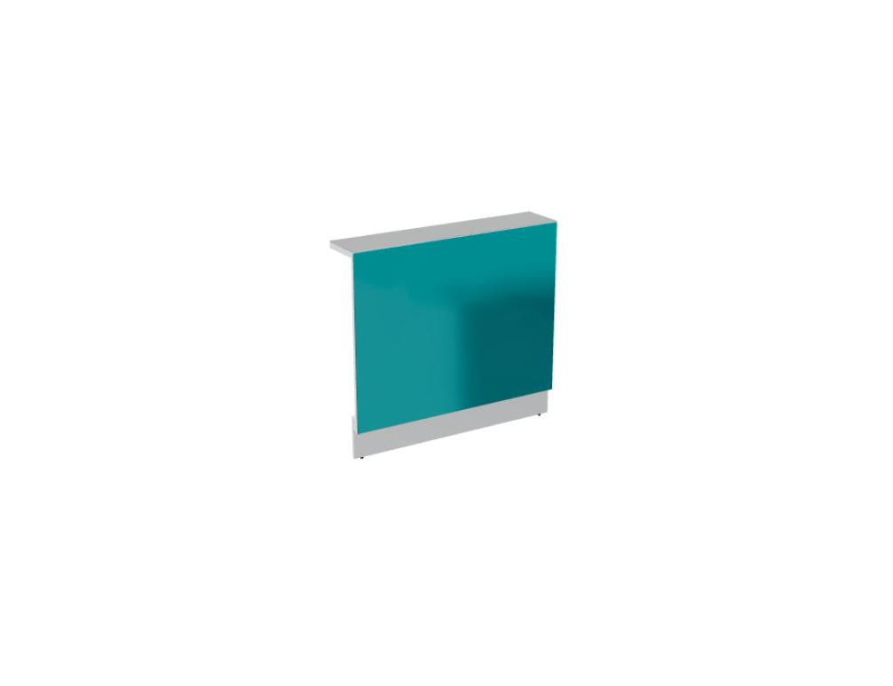 Linea LN12 - modulare Empfangstheke in  präsentiert im Onlineshop von KAQTU Design AG. Empfangsdesk ist von Mdd