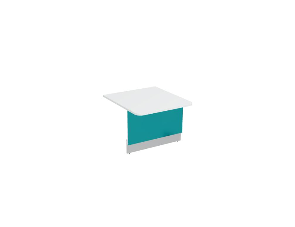 Linea LNU11 - modulare Empfangstheke in  präsentiert im Onlineshop von KAQTU Design AG. Empfangsdesk ist von Mdd