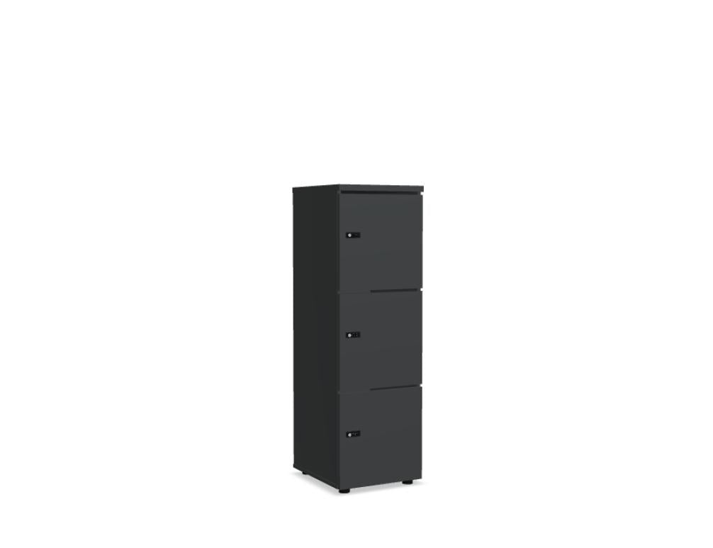 Locker Standard LOK30 - modulares aufbewahrungsystem in Weiss Pastell präsentiert im Onlineshop von KAQTU Design AG. Büroschrank ist von Mdd