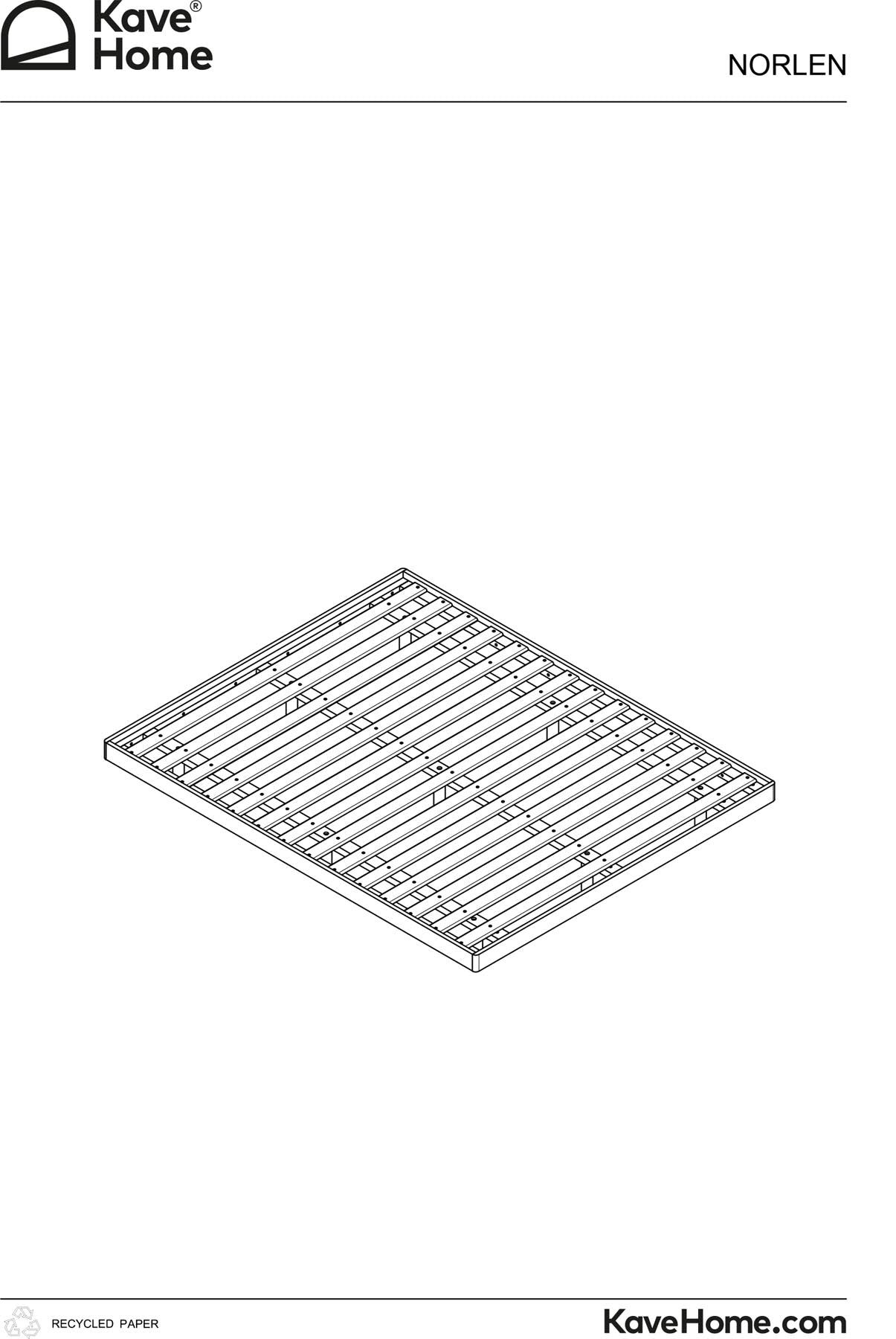 Unterbau Norlen aus Nussbaumfurnier mit dunklem Finish für Matratzen 160 x 200 cm FSC Mix Credit in Dunkelbraun präsentiert im Onlineshop von KAQTU Design AG. Bett ist von Kave Home