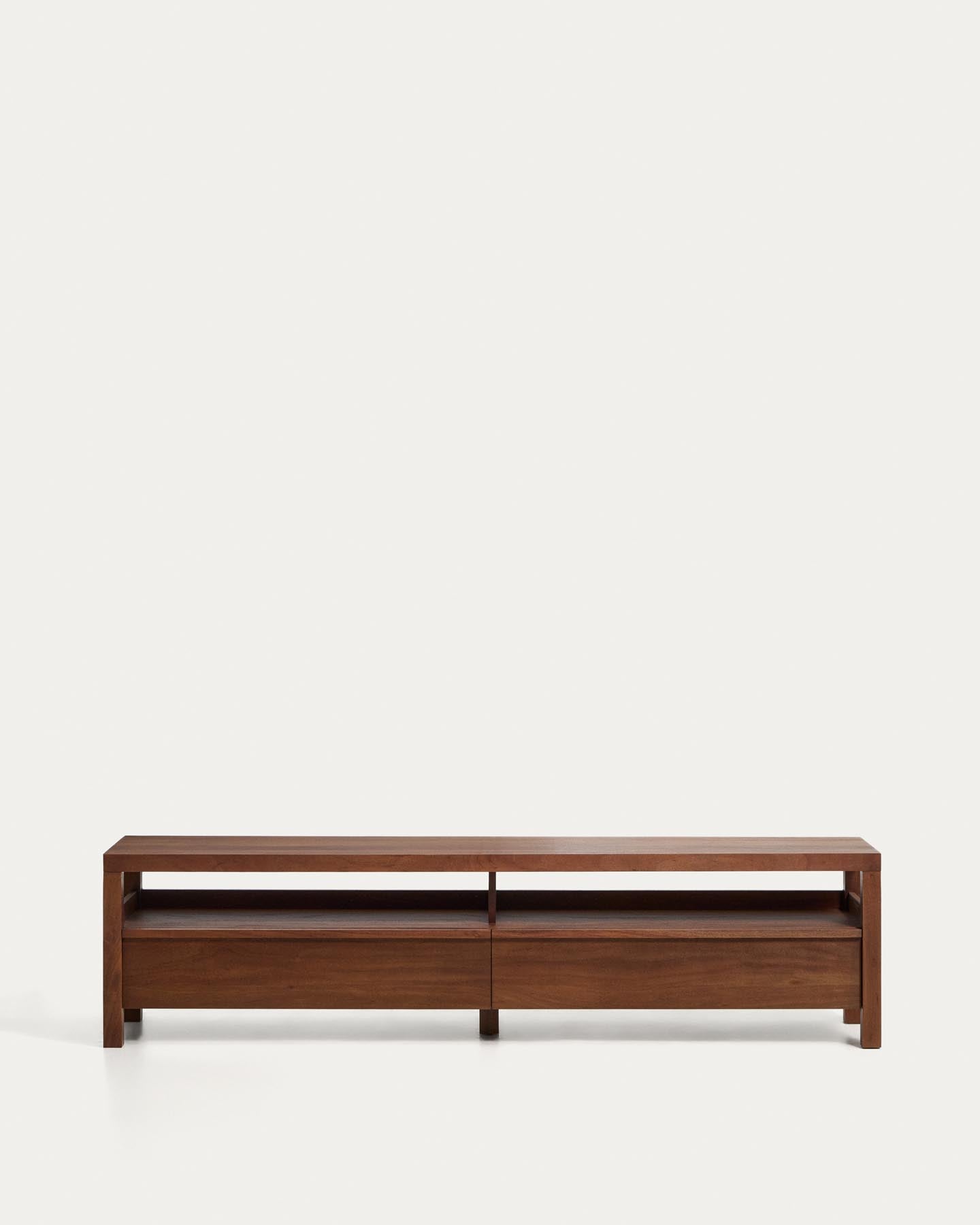 TV-Möbel Norani aus massivem Akazienholz und Akazienfurnier 200 x 50 cm in Braun präsentiert im Onlineshop von KAQTU Design AG. TV-Möbel ist von Kave Home
