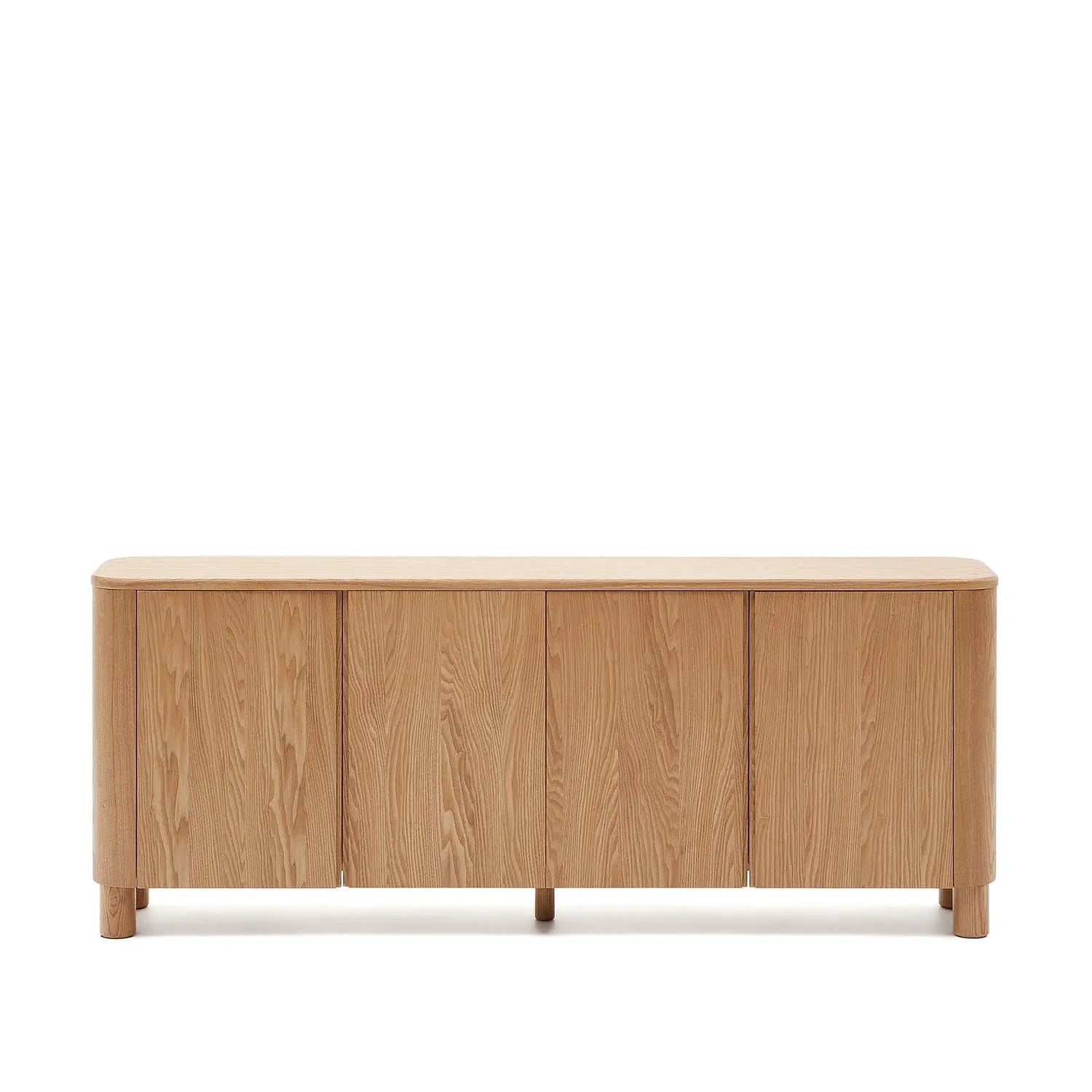 Salaya Sideboard aus Eschenfurnierholz FSC Mix Credit 200 x 79 cm in Natur präsentiert im Onlineshop von KAQTU Design AG. Sideboard ist von Kave Home