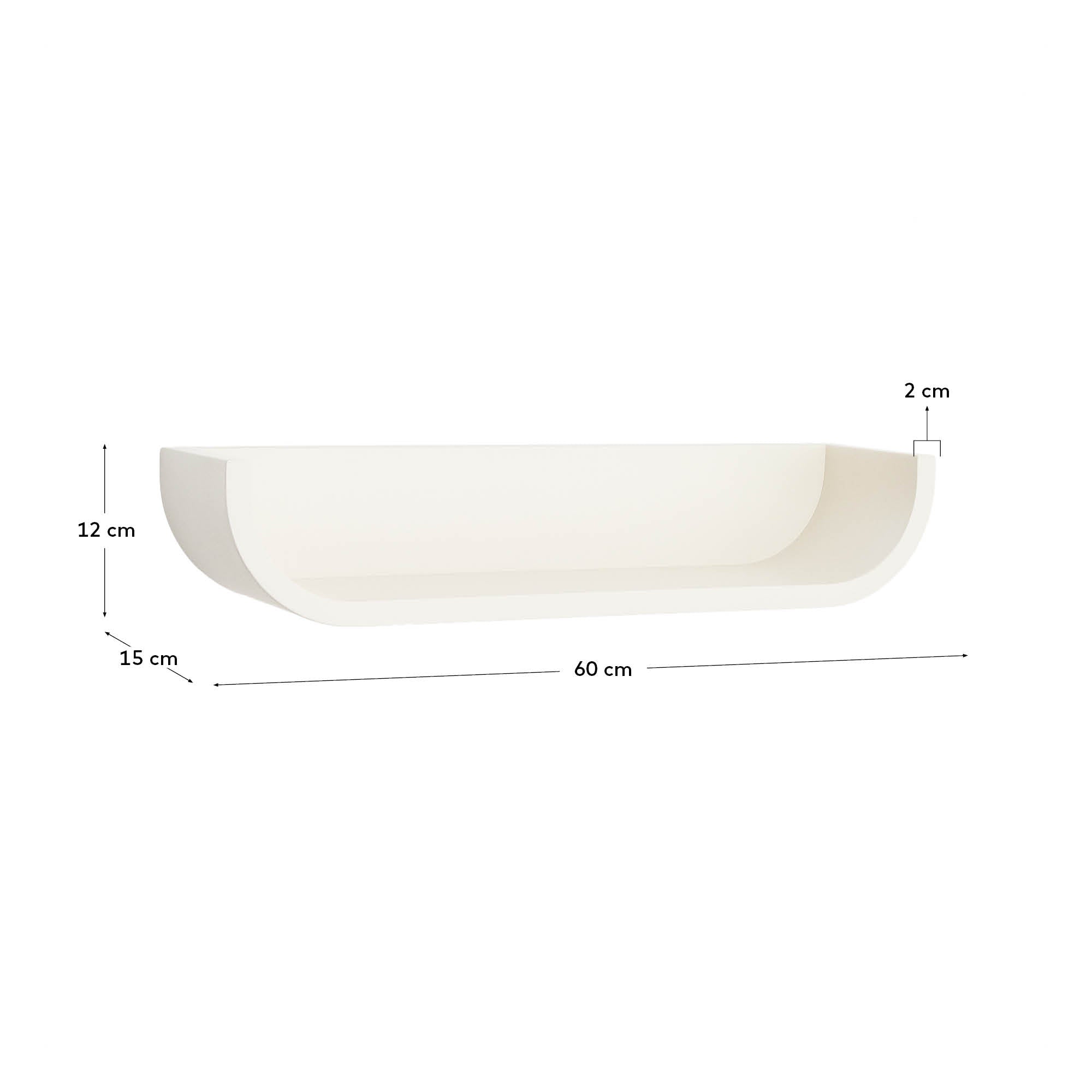 Das Regal Salaya von Kave Home kombiniert modernes Design mit praktischer Funktionalität. Hergestellt aus langlebigem Eschenschichtholz und in sanfter Beige-Lackierung, passt es perfekt in jedes Zuhause.
