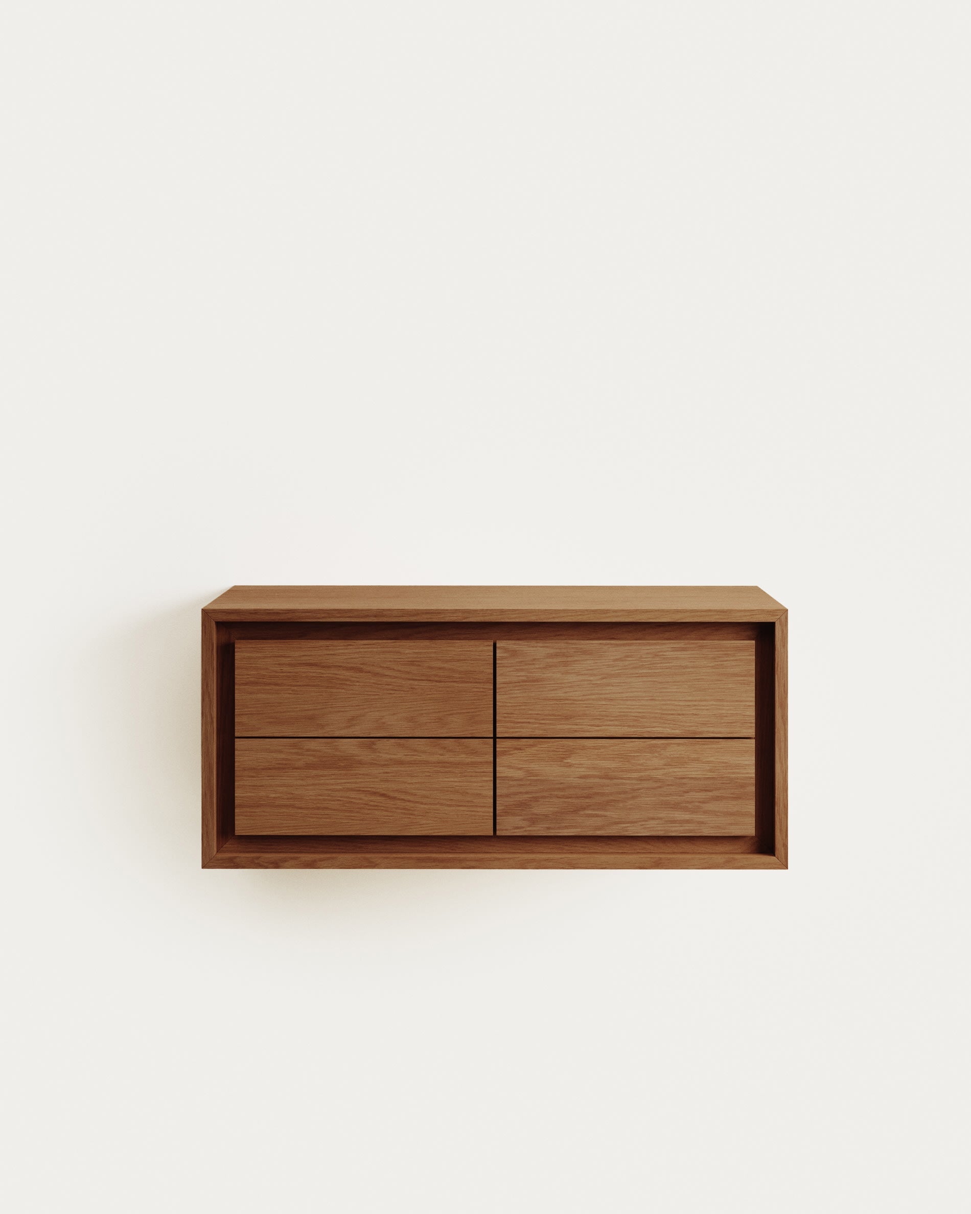 Massives Teakholz-Badmöbel mit natürlichem Finish, 90x45 cm, stilvoll und langlebig, ideal für moderne Badezimmer.
