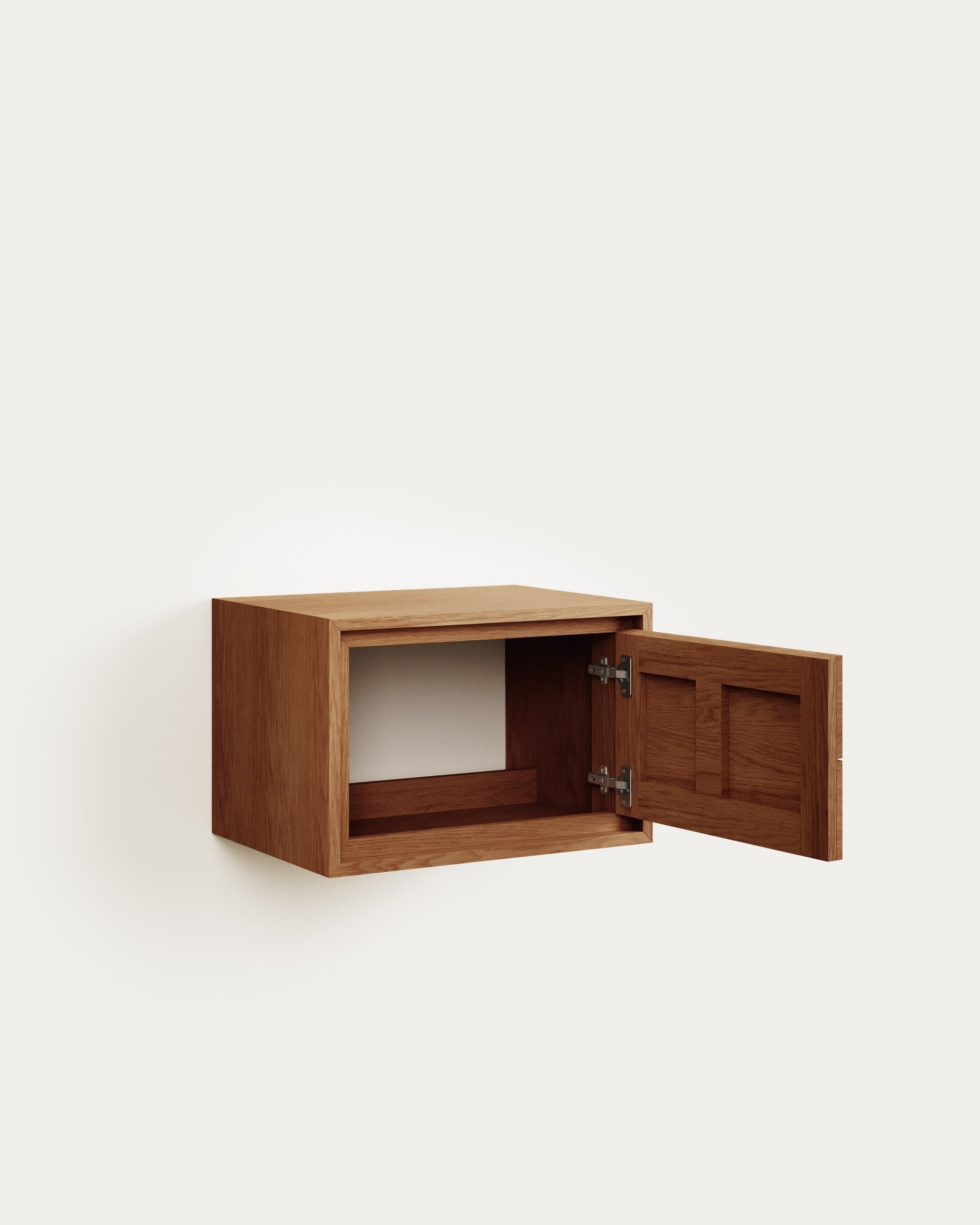 Massives Teakholz-Badmöbel, 60x45 cm, mit natürlichem Finish. Ideal für moderne Badezimmer mit elegantem Stil.