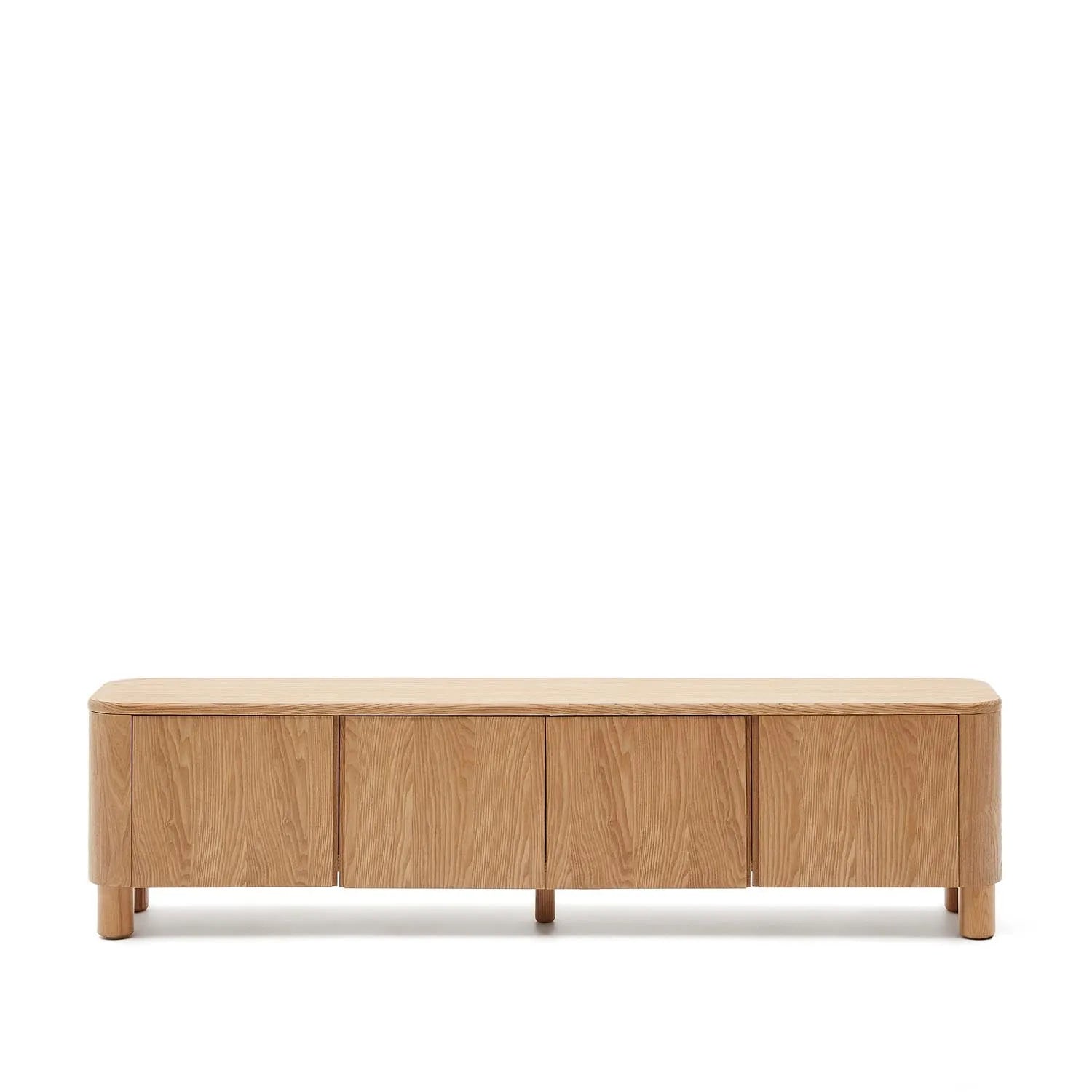 Salaya TV-Möbel aus Eschenfurnierholz FSC Mix Credit 200 x 52 cm in Natur präsentiert im Onlineshop von KAQTU Design AG. Sideboard ist von Kave Home