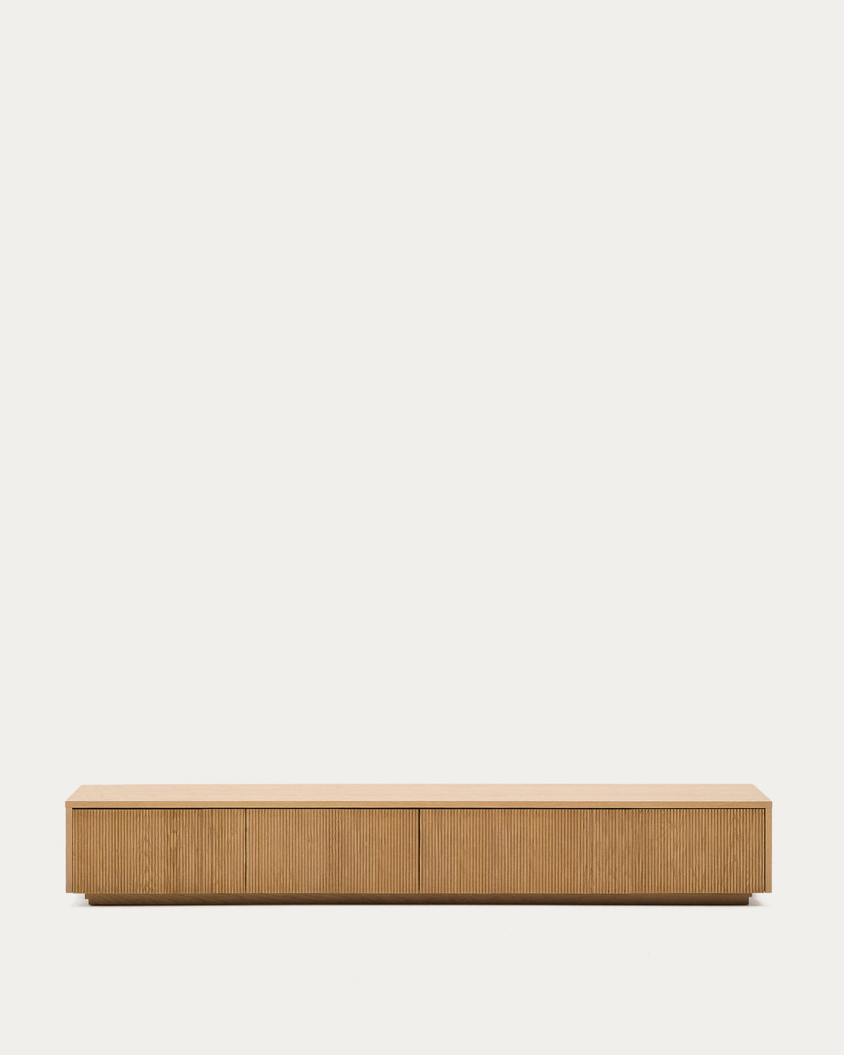 TV-Möbel Helvine 4 Schubladen 200 x 30 cm FSC 100% in Natur präsentiert im Onlineshop von KAQTU Design AG. TV-Möbel ist von Kave Home