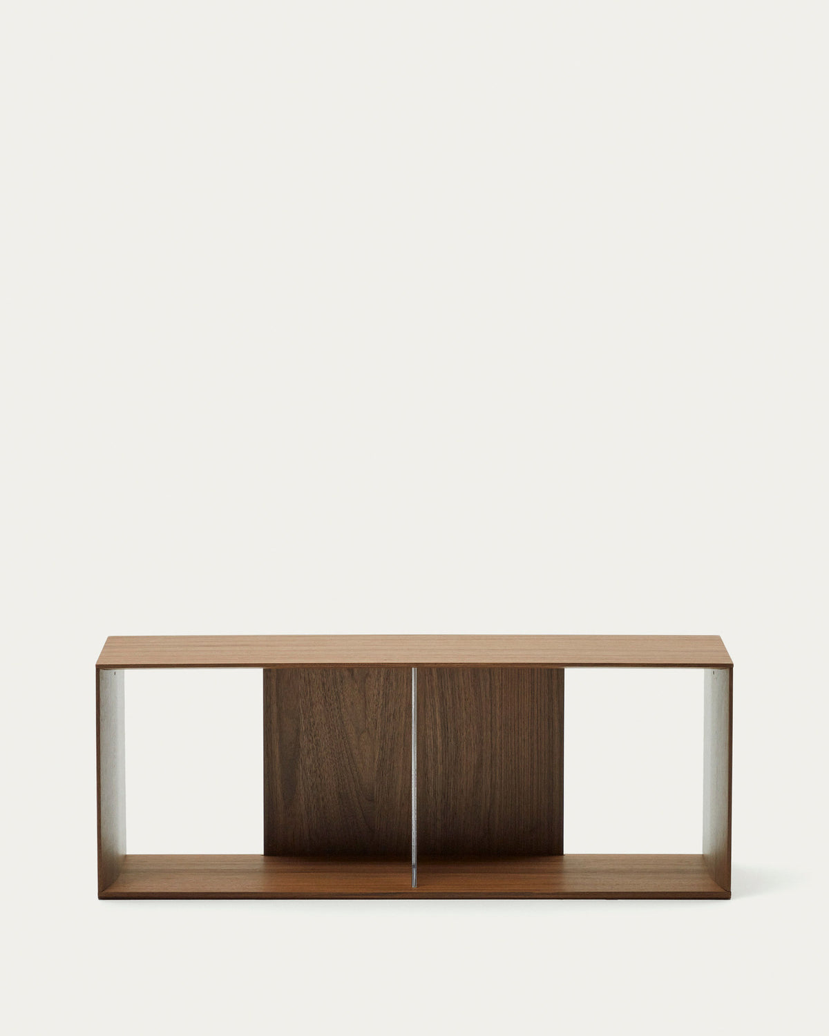 Litto grosses Regalmodul aus Nussholzfurnier 101 x 38 cm in Braun präsentiert im Onlineshop von KAQTU Design AG. Regalsystem ist von Kave Home