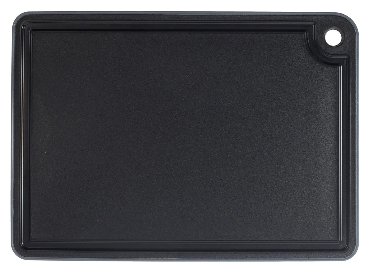 Schneidebrett Mimmi gross 35x25x1cm Antirutsch Rand d.grau in Schwarz präsentiert im Onlineshop von KAQTU Design AG. Schneidbrett ist von DaloLindén
