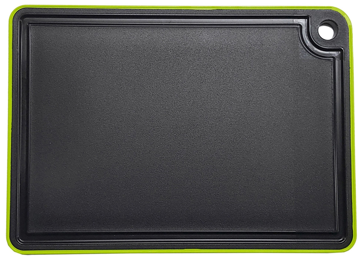 Schneidebrett Mimmi gross 35x25x1cm Antirutsch Rand h.grün in Schwarz präsentiert im Onlineshop von KAQTU Design AG. Schneidbrett ist von DaloLindén