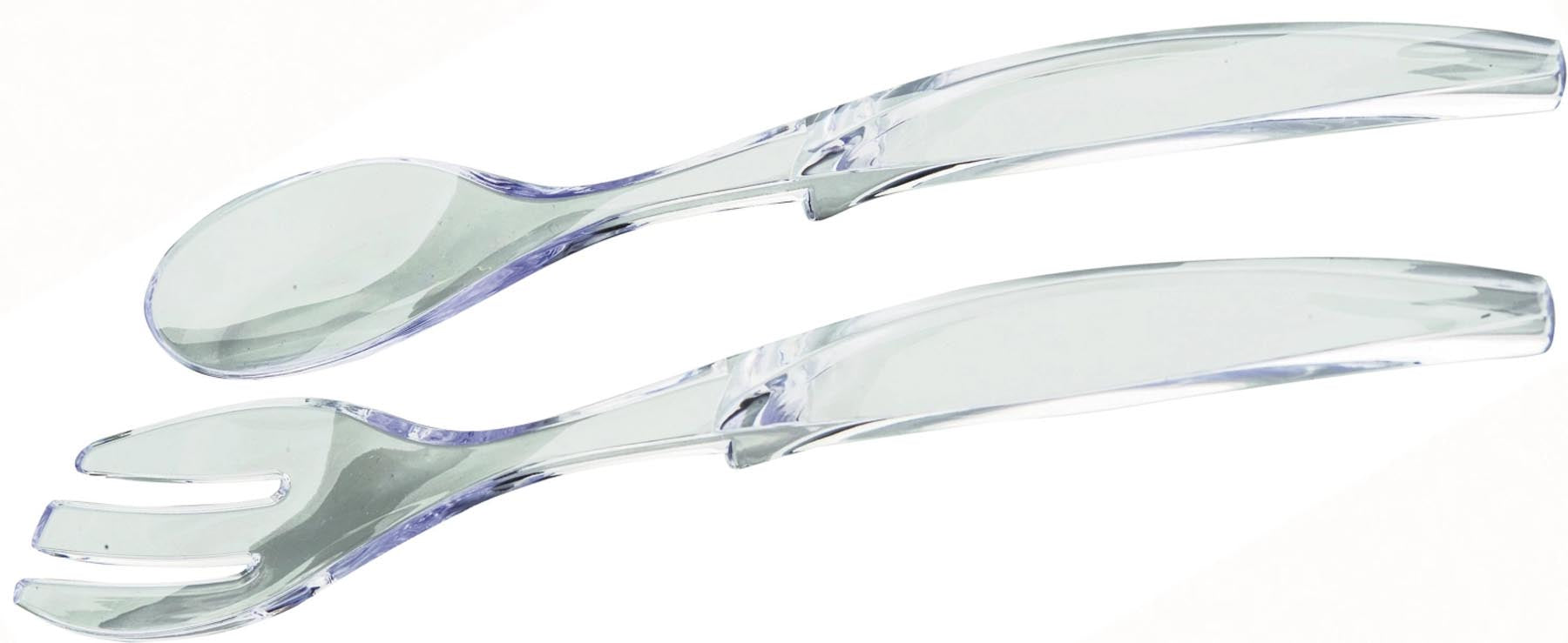 Salatbesteck Acryl 30cm in Transparent präsentiert im Onlineshop von KAQTU Design AG. Besteck ist von Lacor