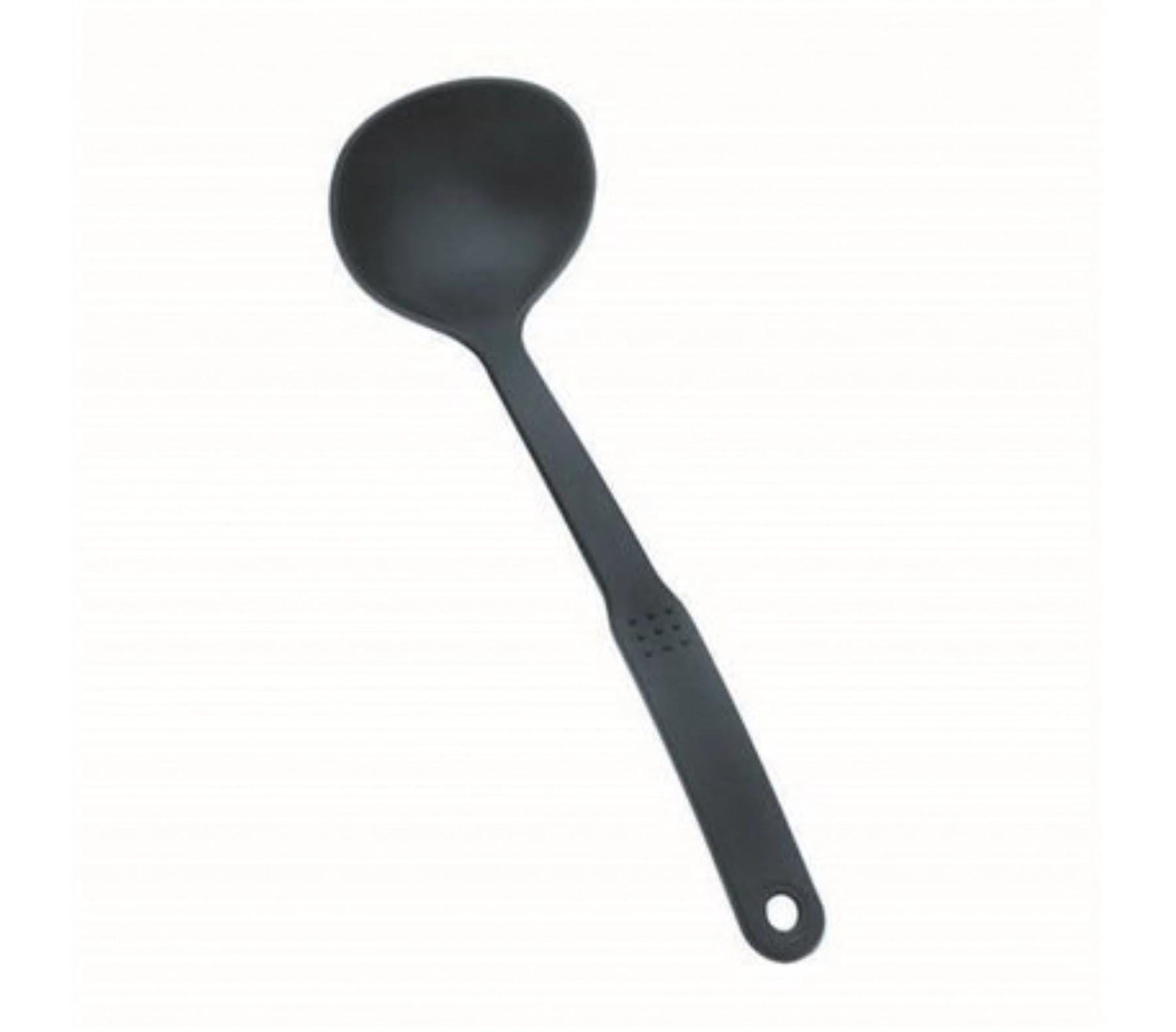 Schöpfkelle Nylon 30x9x7cm 0.125lt in Schwarz präsentiert im Onlineshop von KAQTU Design AG. Backutensilien ist von Lacor