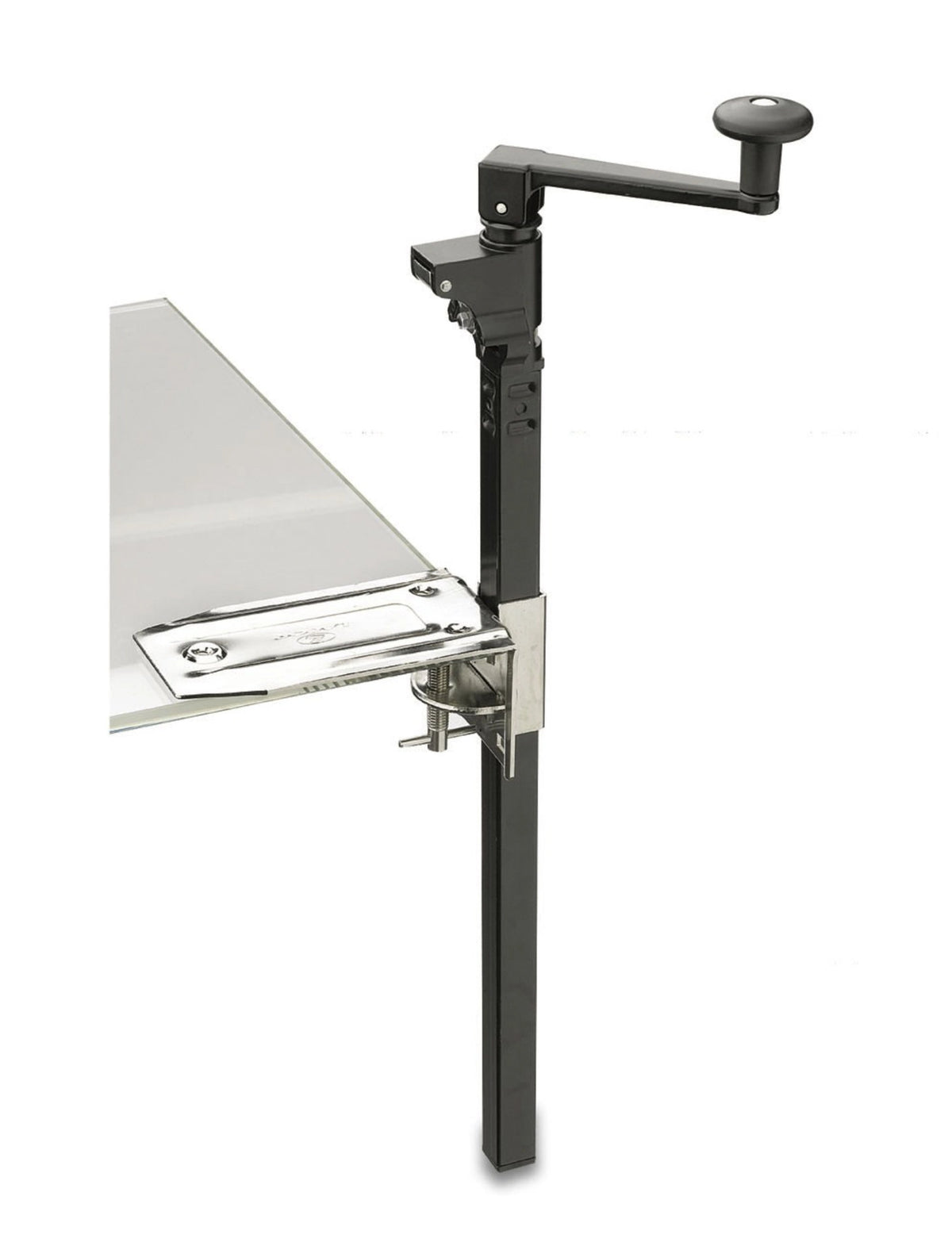 Dosenöffner für Tisch schwarz max H Dose 30cm in Schwarz präsentiert im Onlineshop von KAQTU Design AG. Dosenöffner ist von Lacor
