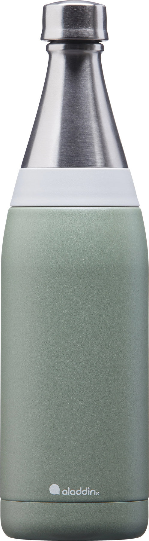 Fresco Thermavac Water Bottle 0.6L Sage Green in Grün präsentiert im Onlineshop von KAQTU Design AG. Thermosflasche ist von Aladdin