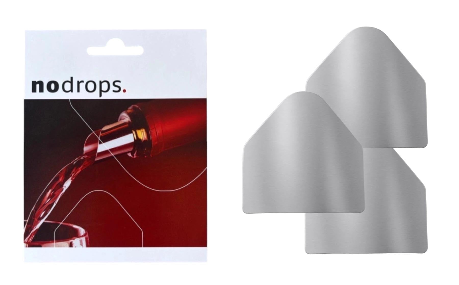 3er Set nodrops in Verpackung in Silber präsentiert im Onlineshop von KAQTU Design AG. Barzubehör ist von Roelli Roelli
